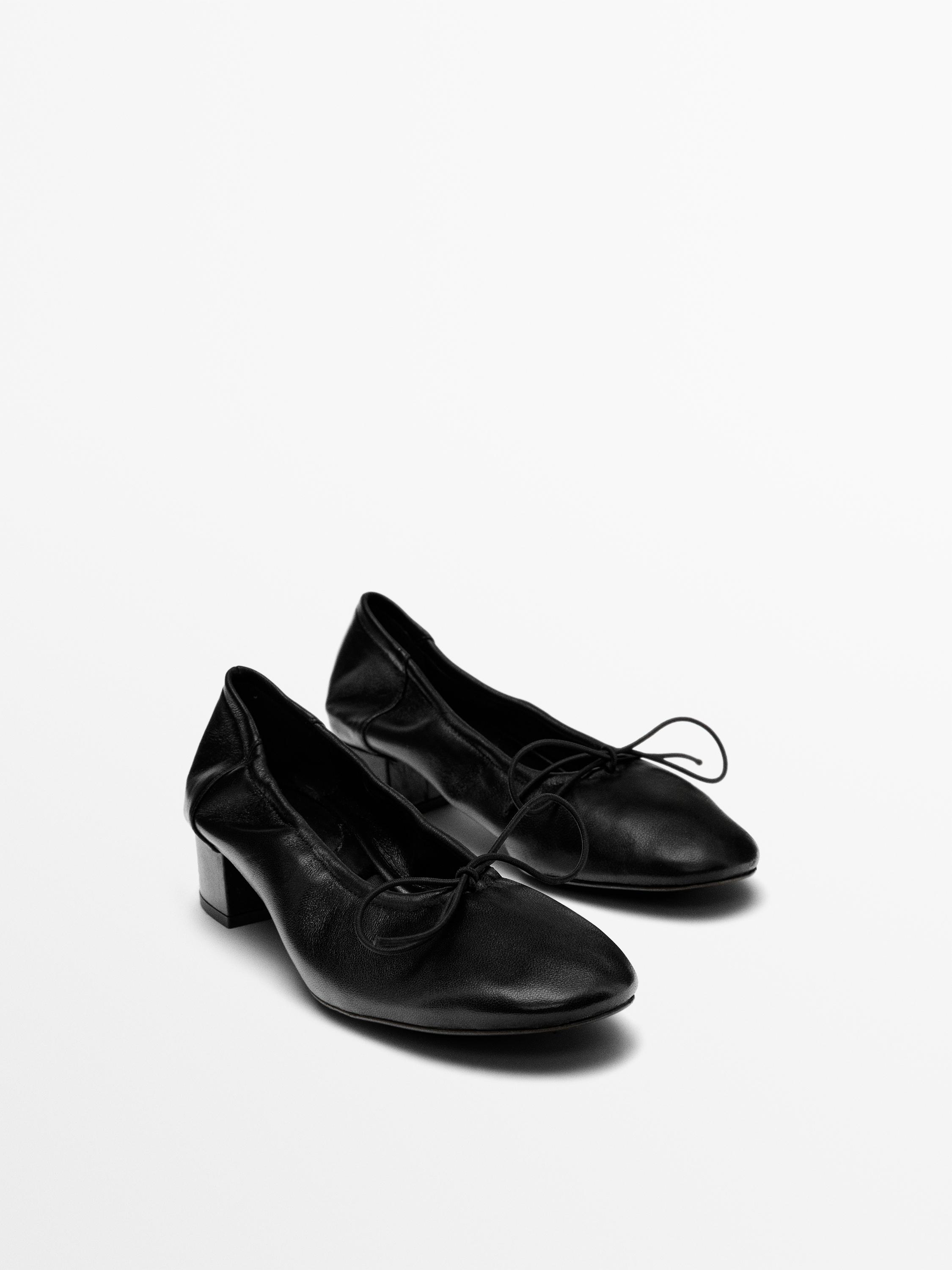 Туфли на каблуке — Massimo Dutti
