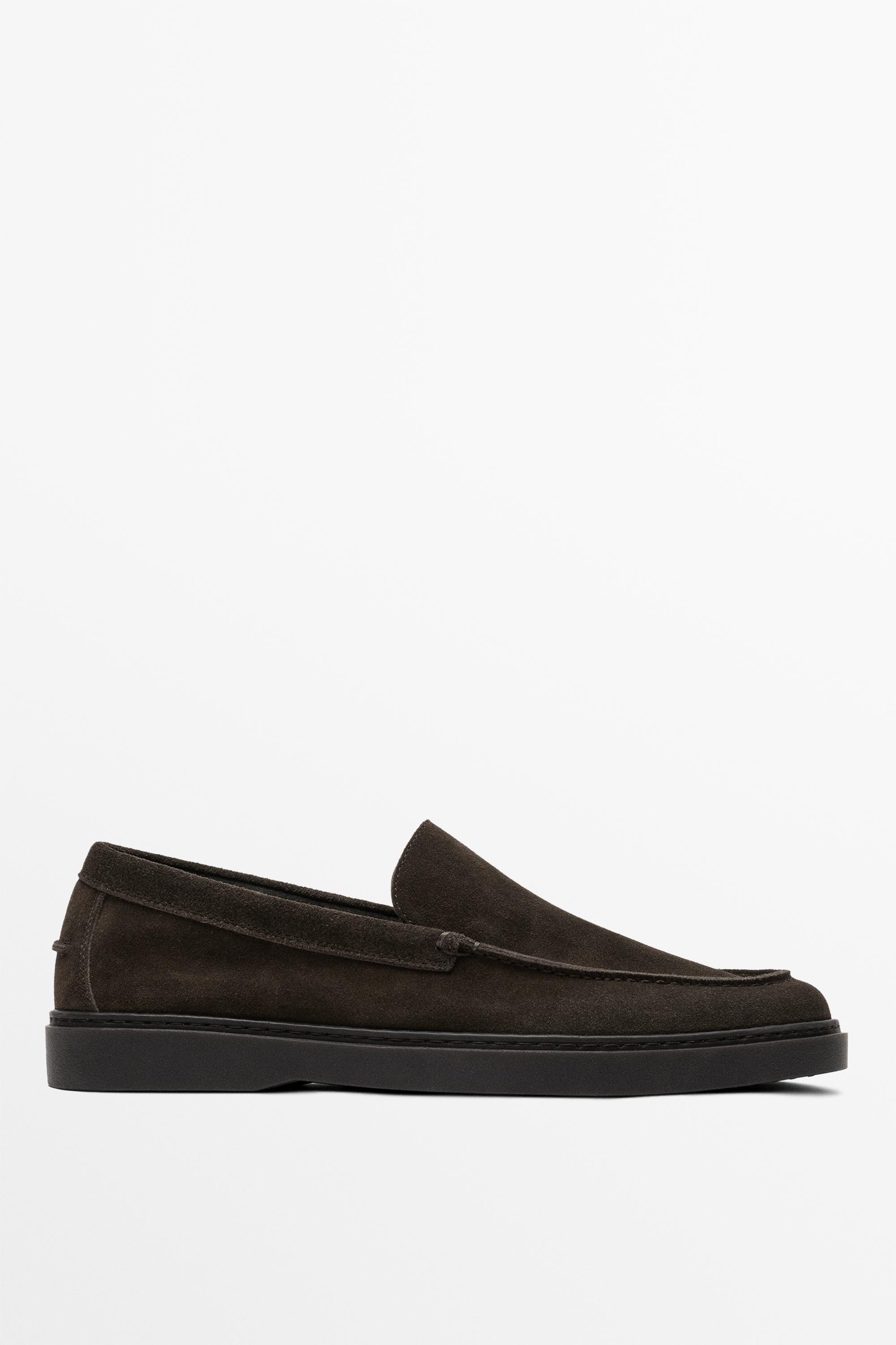 Замшевые мокасины — Massimo Dutti