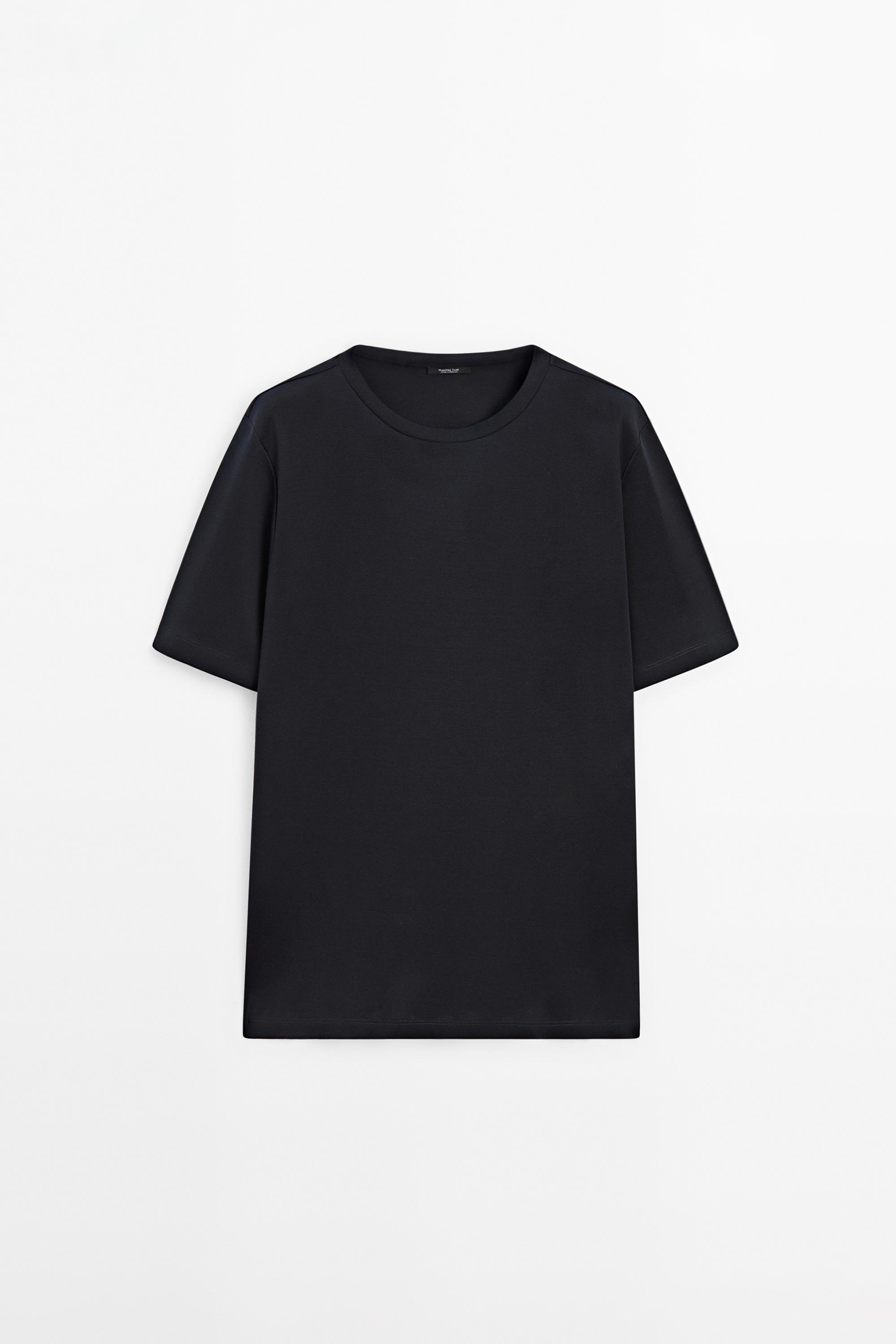 Футболка из 100% мерсеризованного хлопка — Massimo Dutti