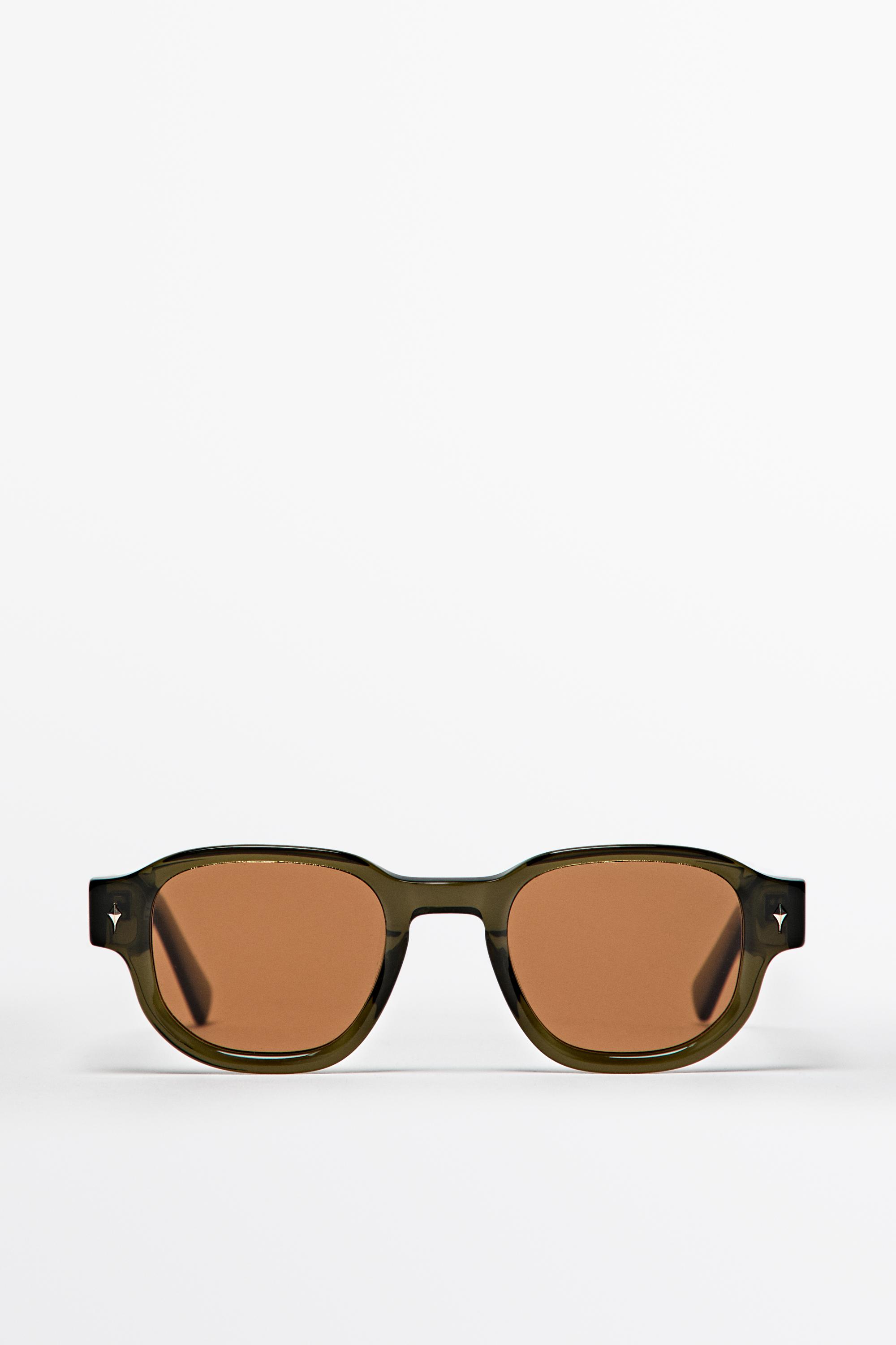 Геометрические солнцезащитные очки — Massimo Dutti