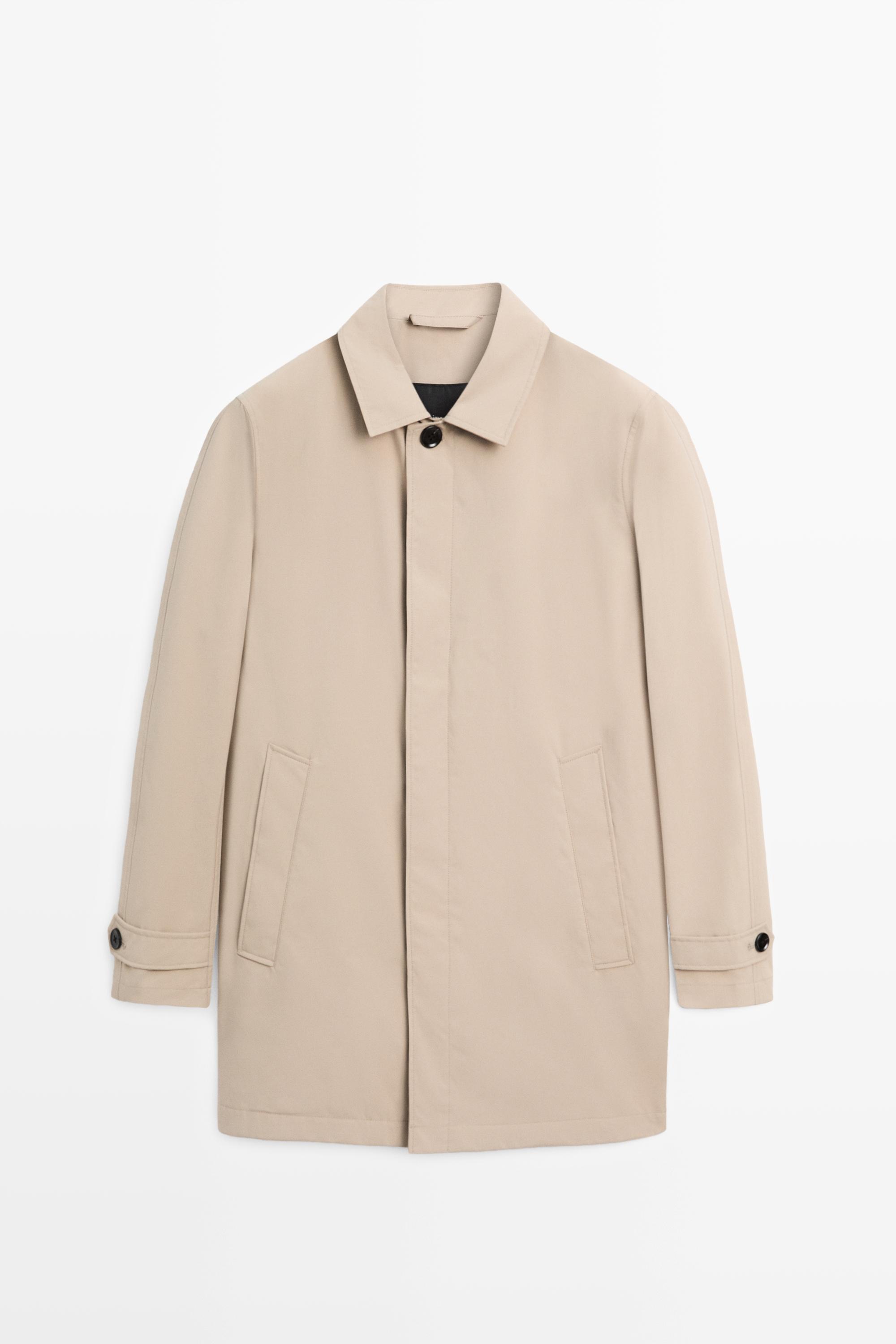 Легкий длинный тренч — Massimo Dutti
