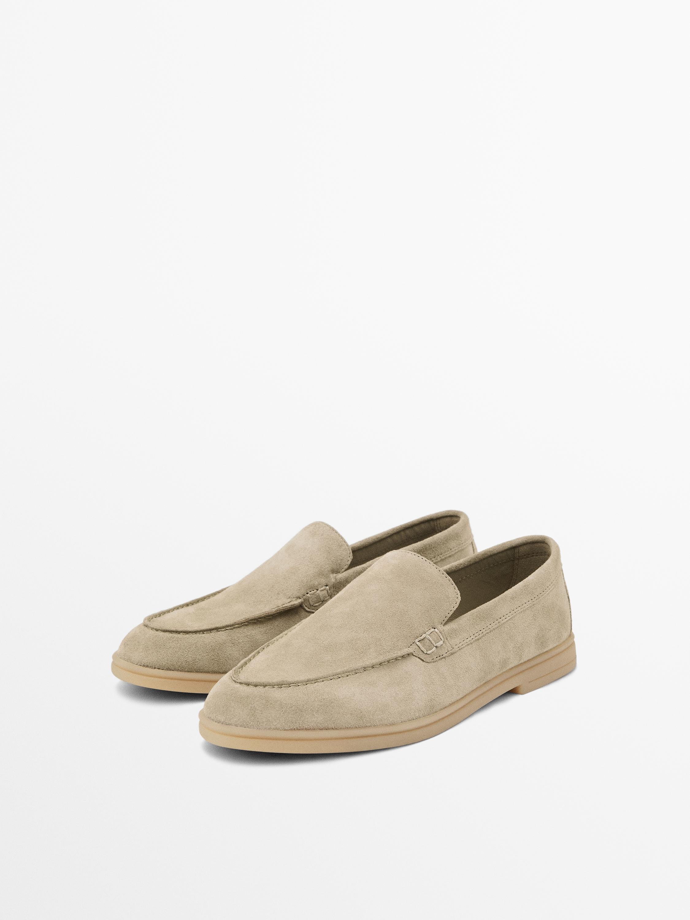 Замшевые лоферы — Massimo Dutti