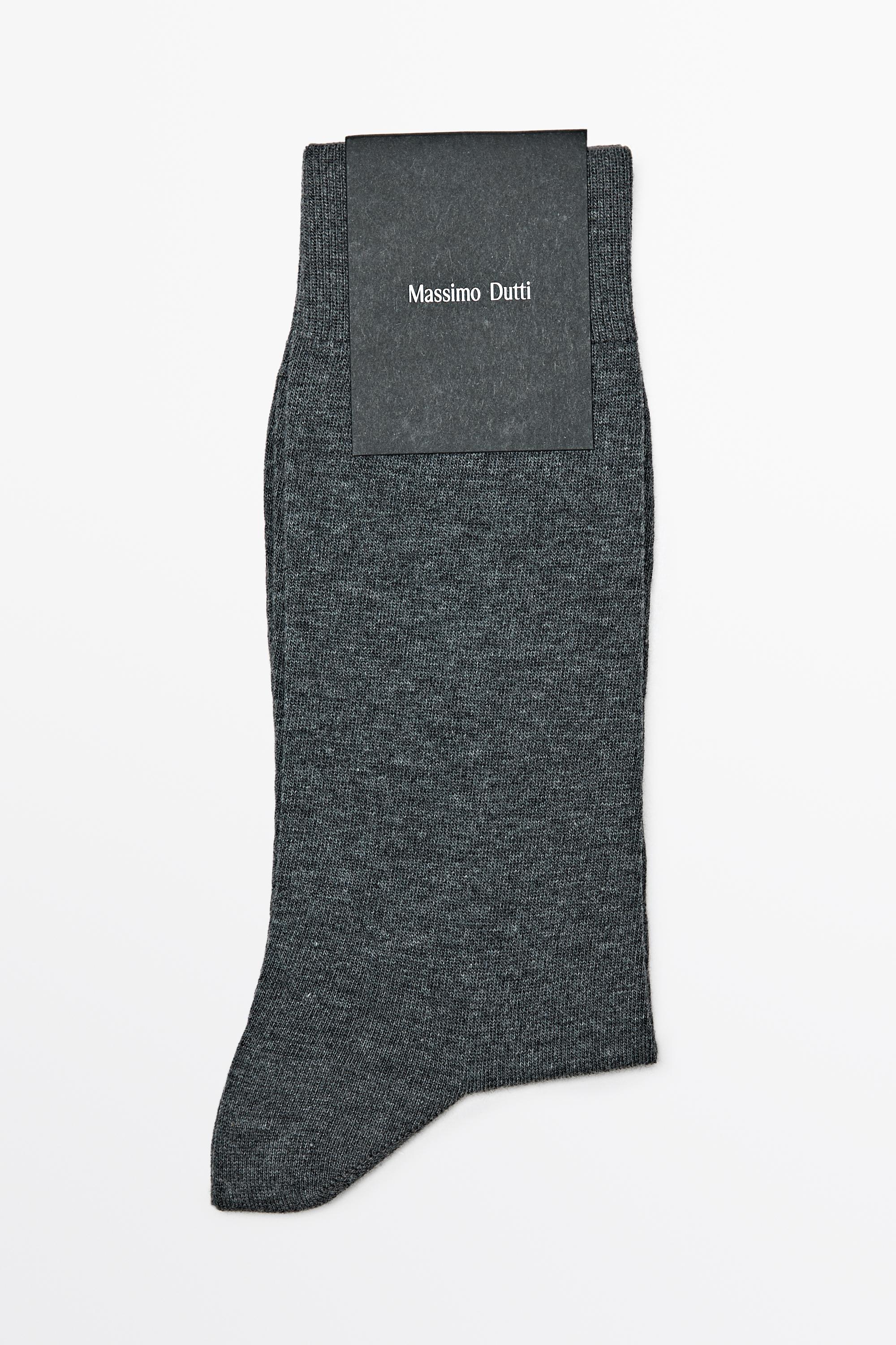 Носки из гладкого смесового хлопка — Massimo Dutti