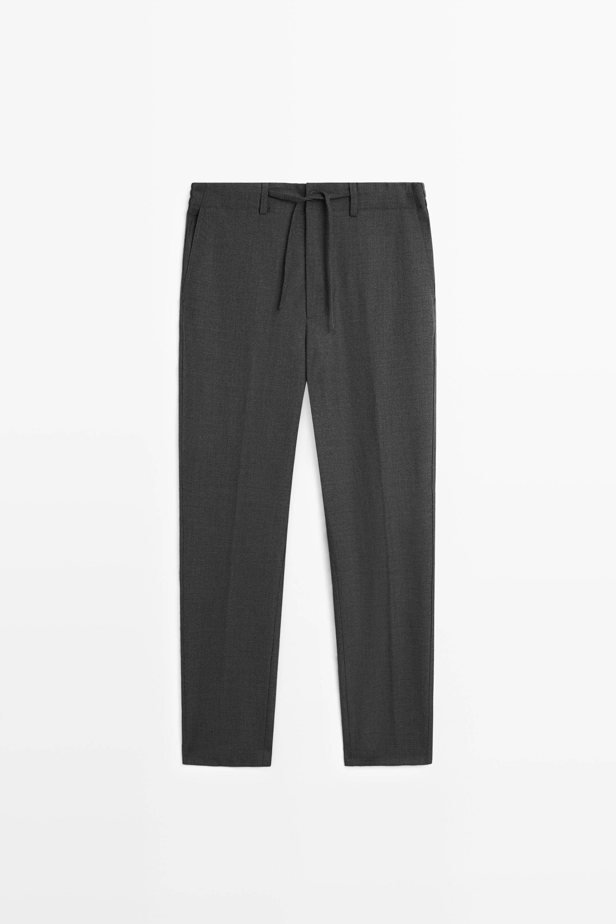 Брюки из 100% холодной шерсти — Massimo Dutti