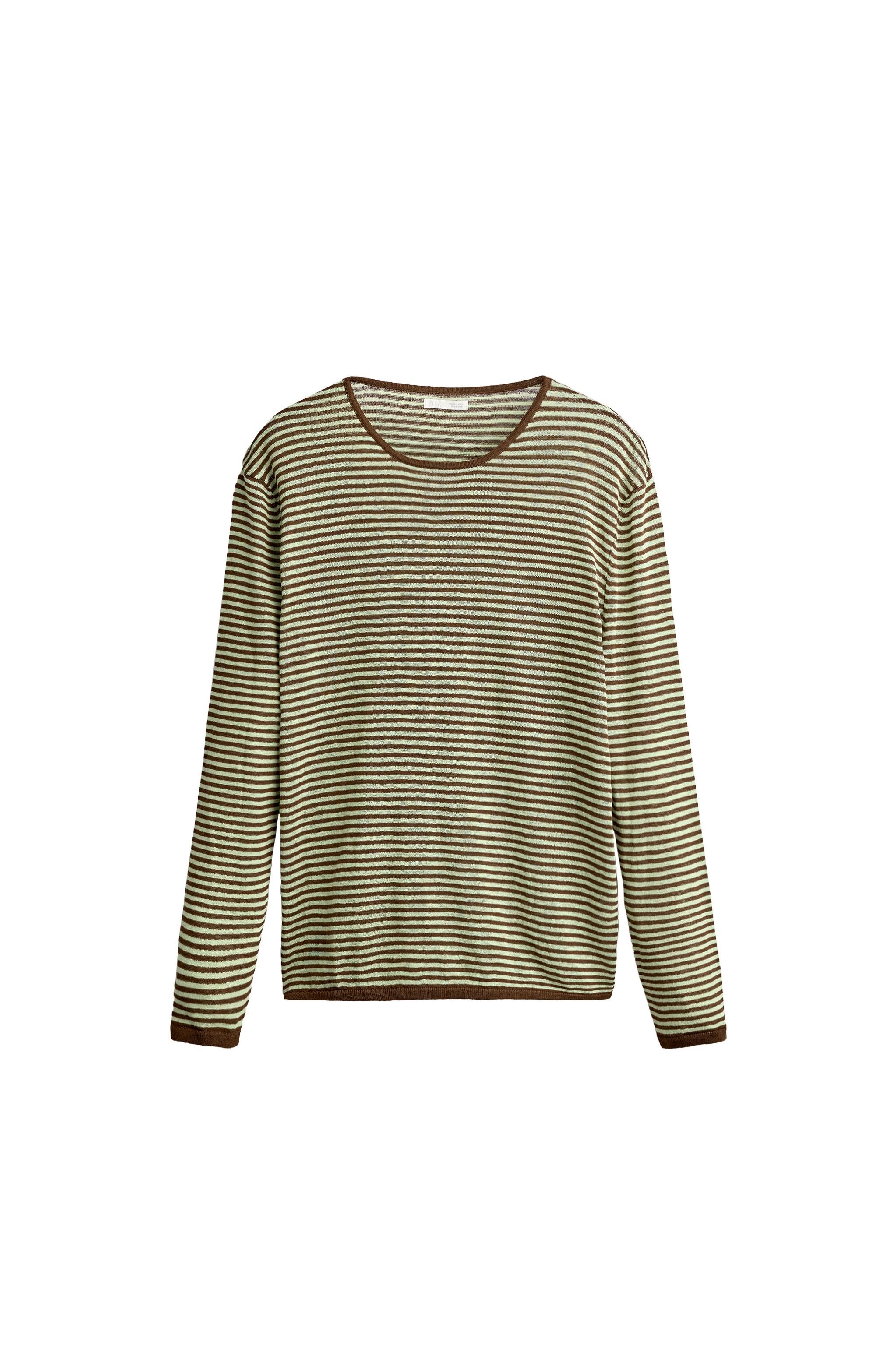 ЛЕГКИЙ ЖАККАРДОВЫЙ ДЖЕМПЕР В ПОЛОСКУ — ZARA