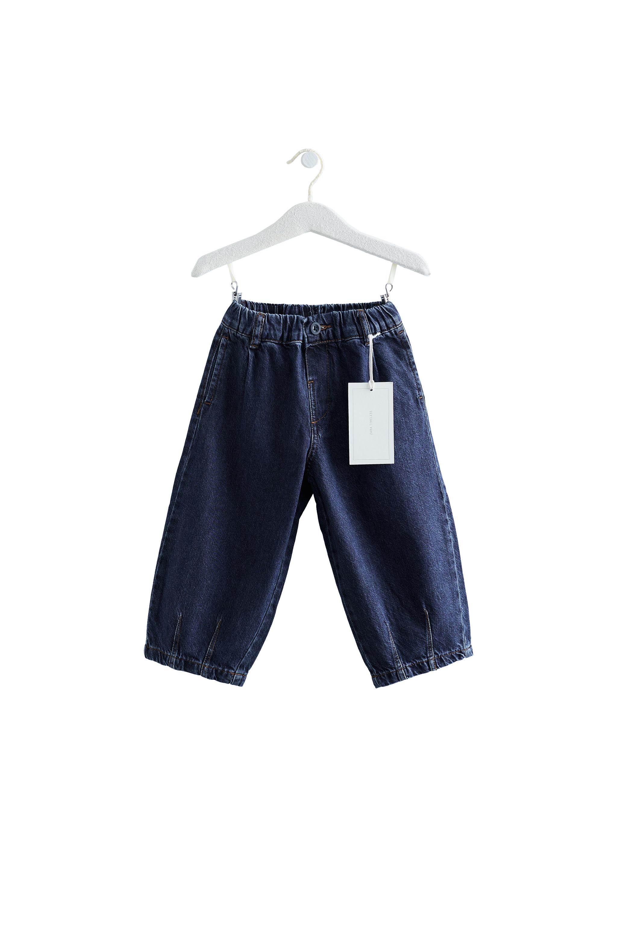 ZARA TIMELESS - джинсы с прямыми штанинами в складку — ZARA