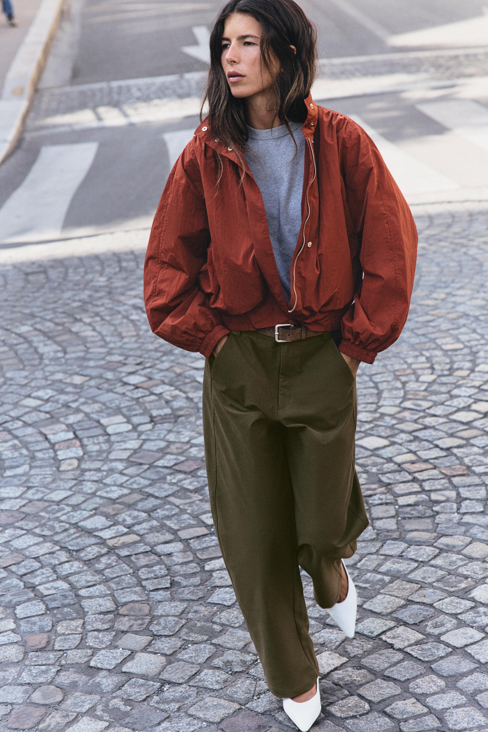 БОМБЕР С ВЫСОКИМ ВОРОТНИКОМ — ZARA