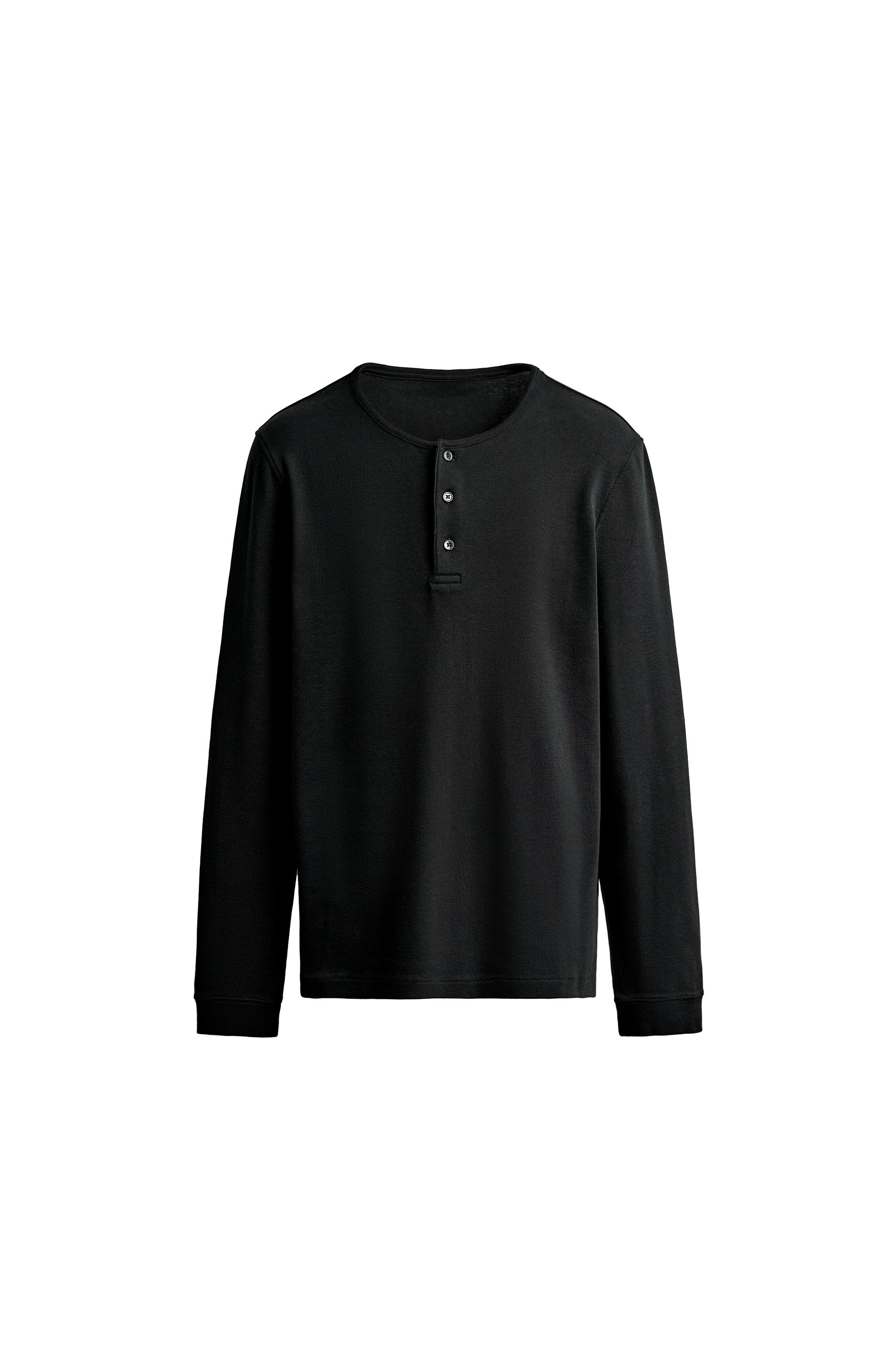 HENLEY T-SHIRT — ZARA