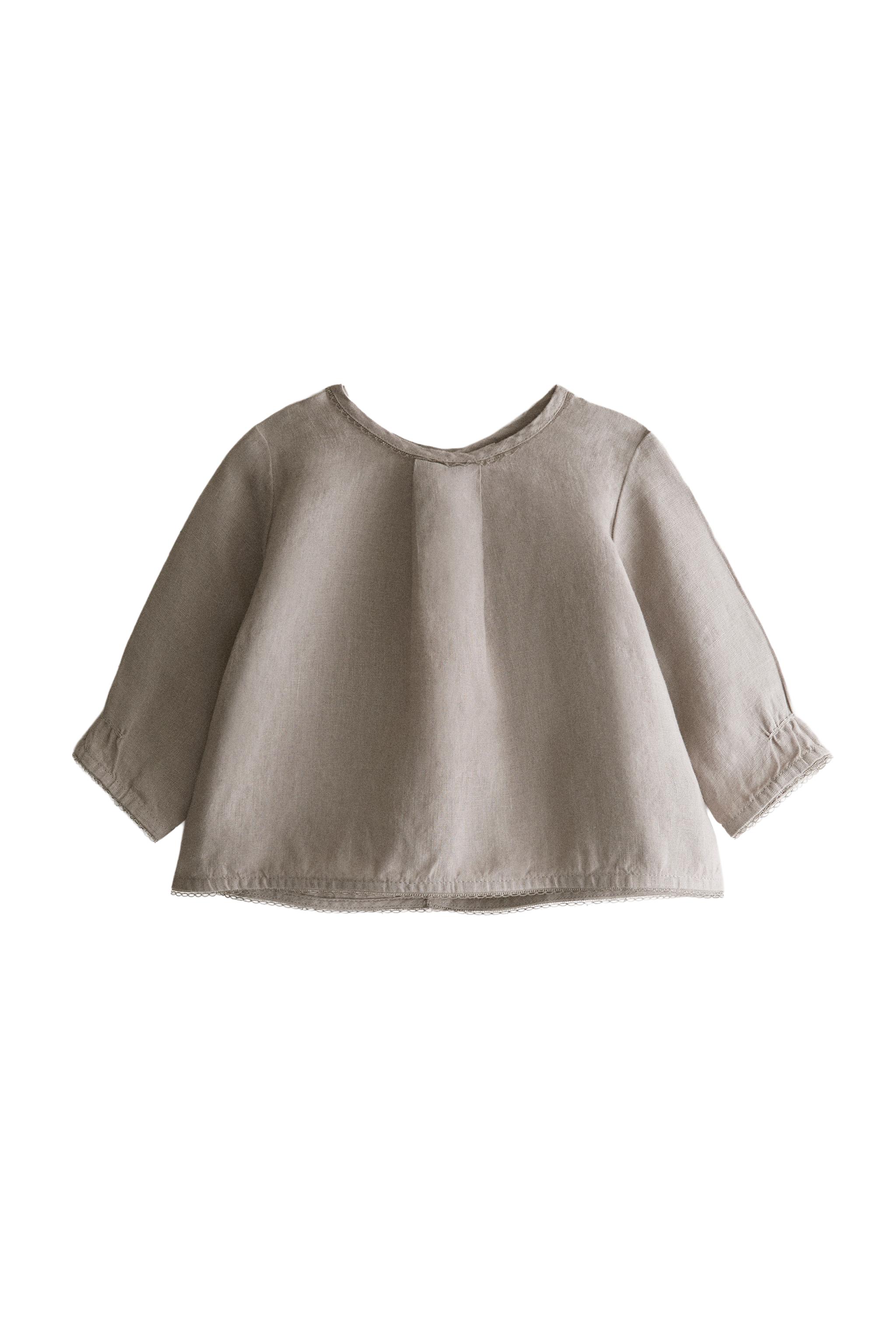 РУБАШКА ИЗ ЛЬНА ДЛЯ МАЛЫША — ZARA