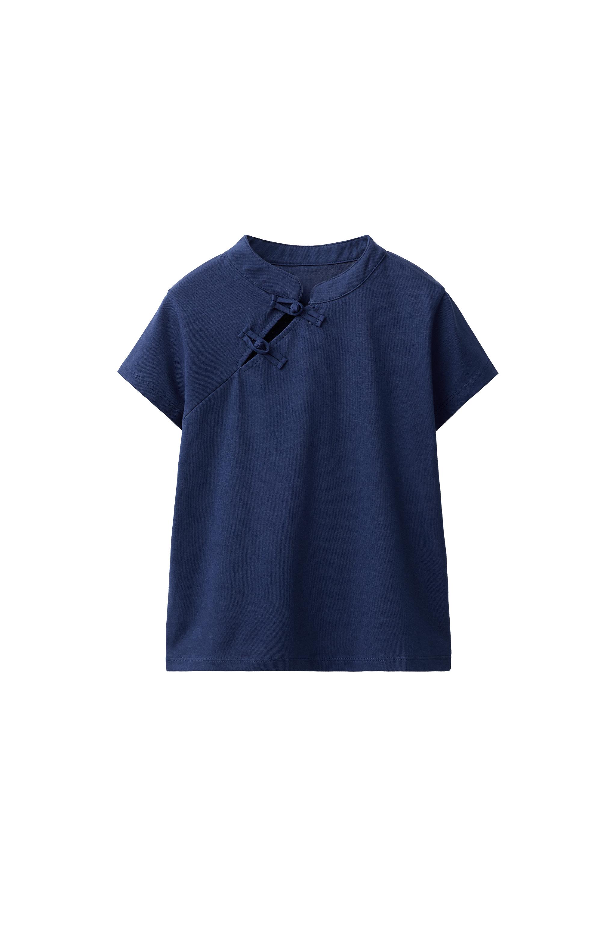 ФУТБОЛКА С ВОРОТНИКОМ-СТОЙКОЙ И ЗАСТЕЖКАМИ-КЛЕВАНТ — ZARA