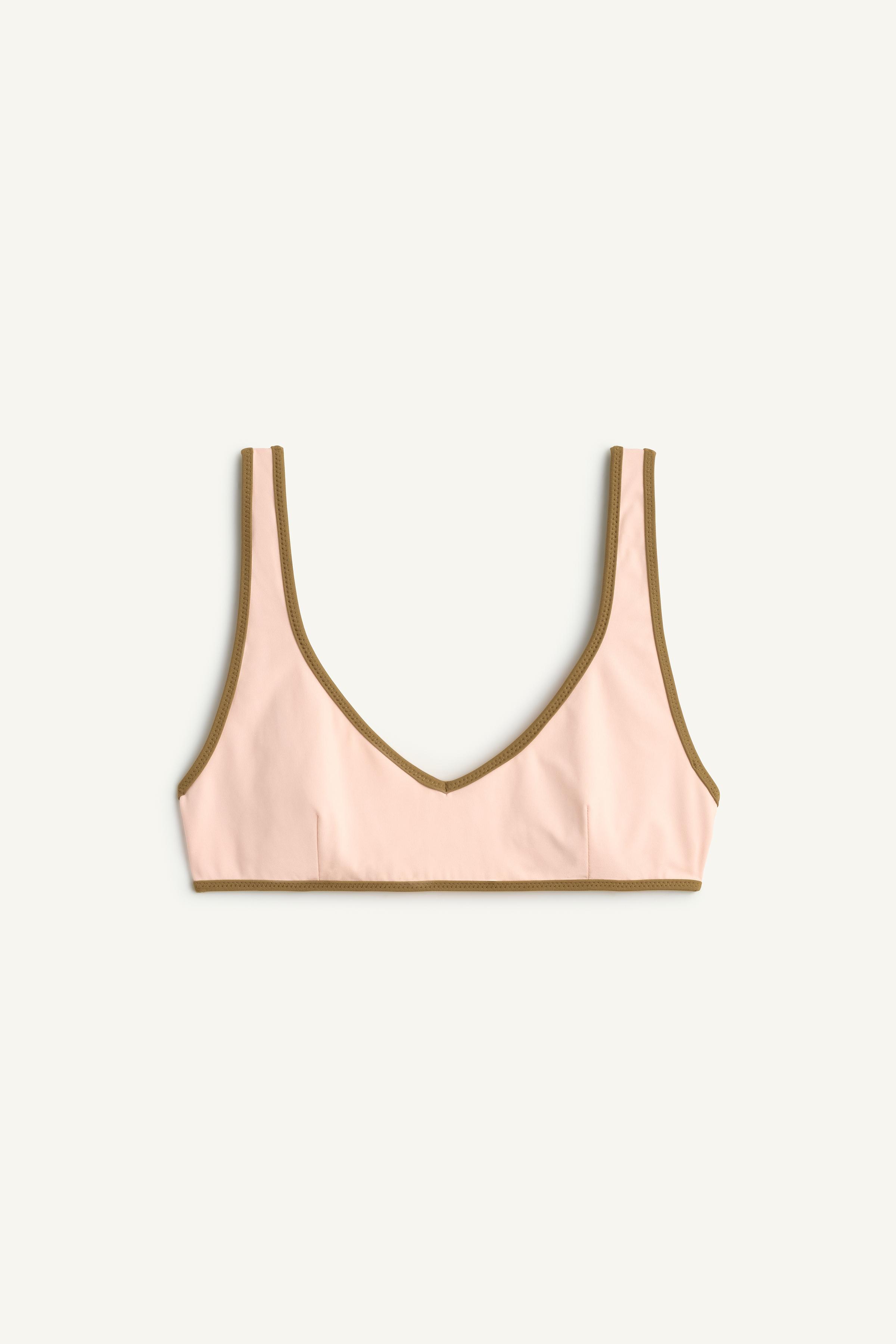 ВЕРХ БИКИНИ С V-ОБРАЗНЫМ ВЫРЕЗОМ — ZARA