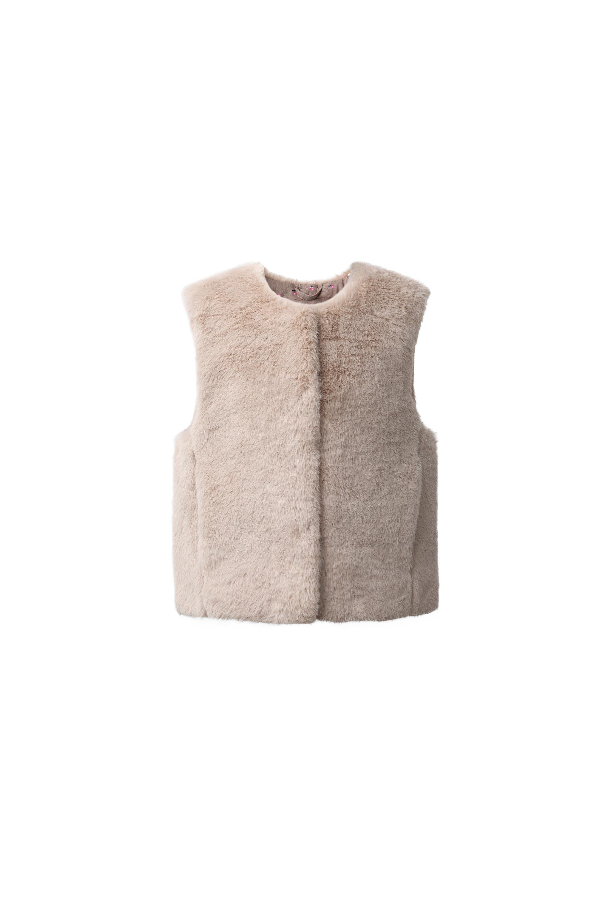Жилет из искусственного меха — ZARA