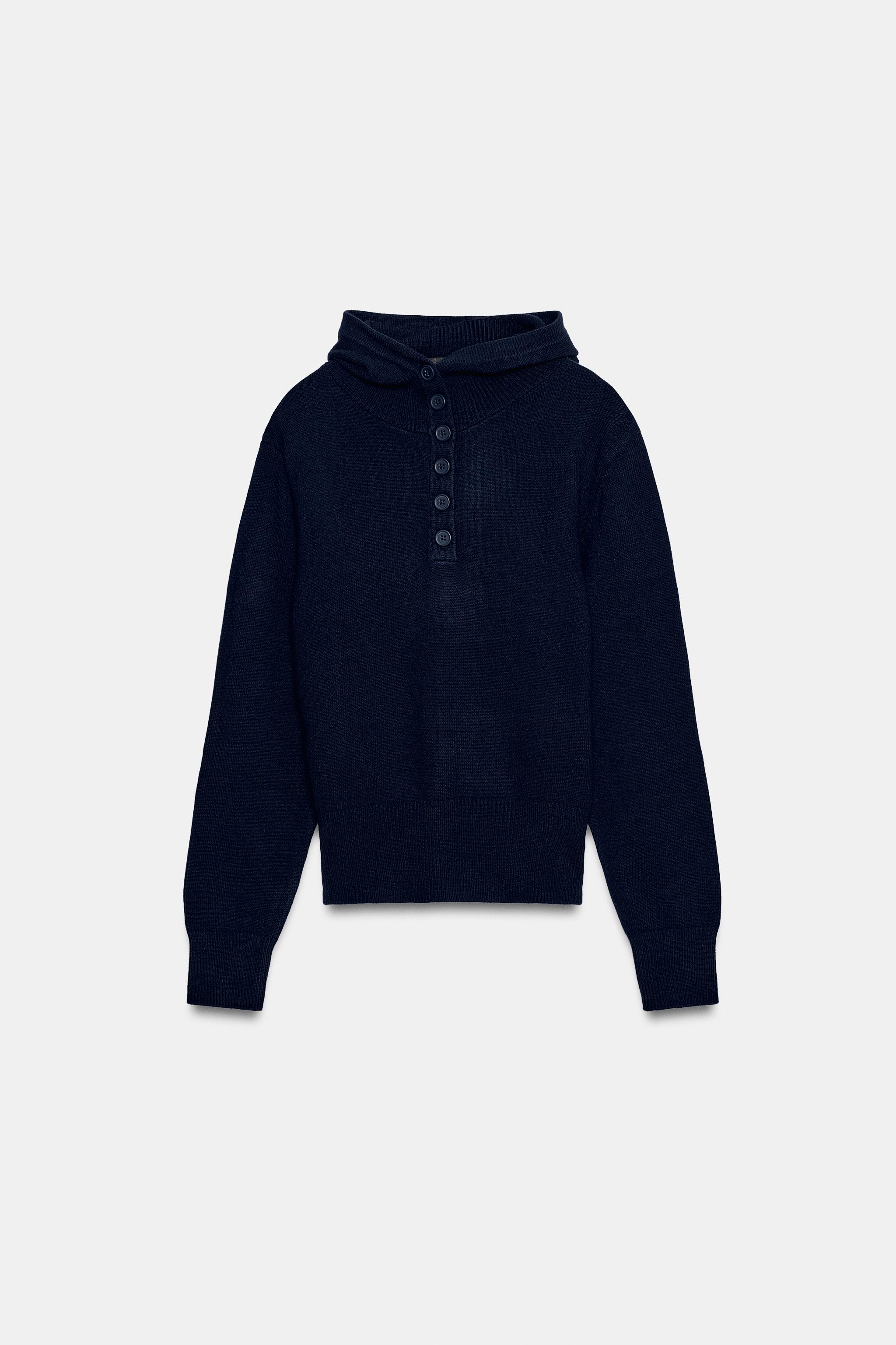 СВИТЕР С КАПЮШОНОМ — ZARA