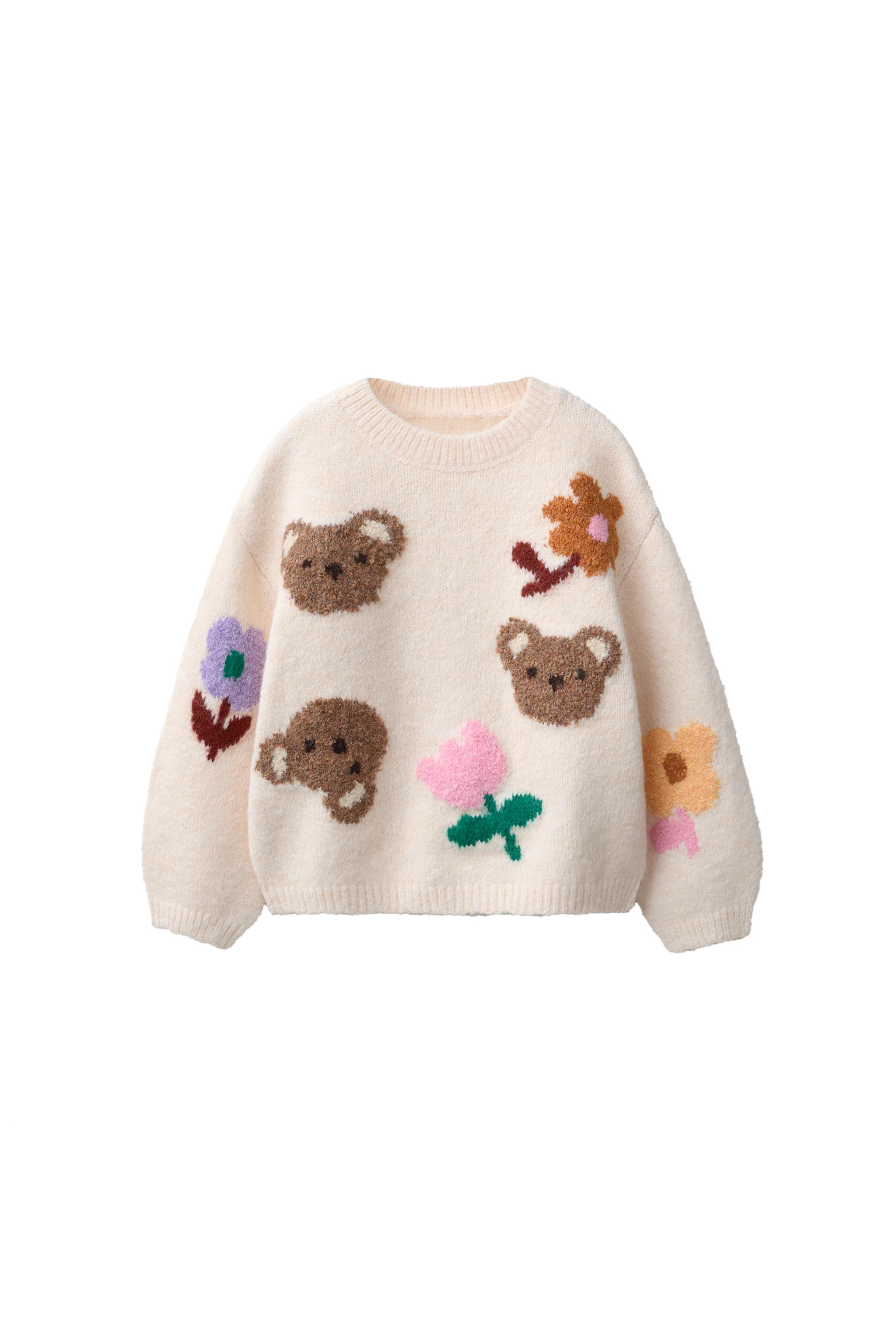 СВИПЕР С МЕДВЕДЯМИ И ЦВЕТАМИ — ZARA
