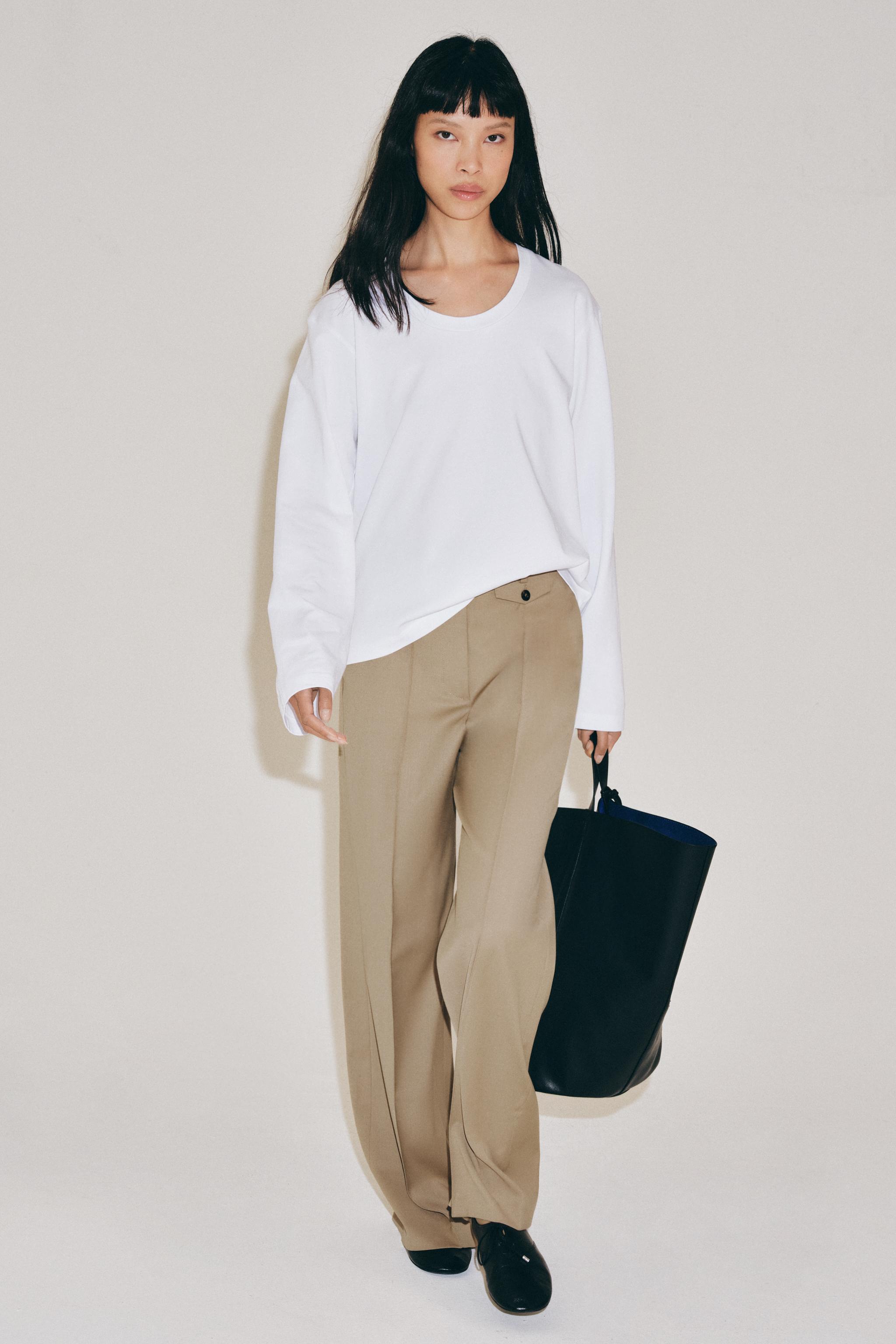 Футболка с круглым вырезом — ZARA
