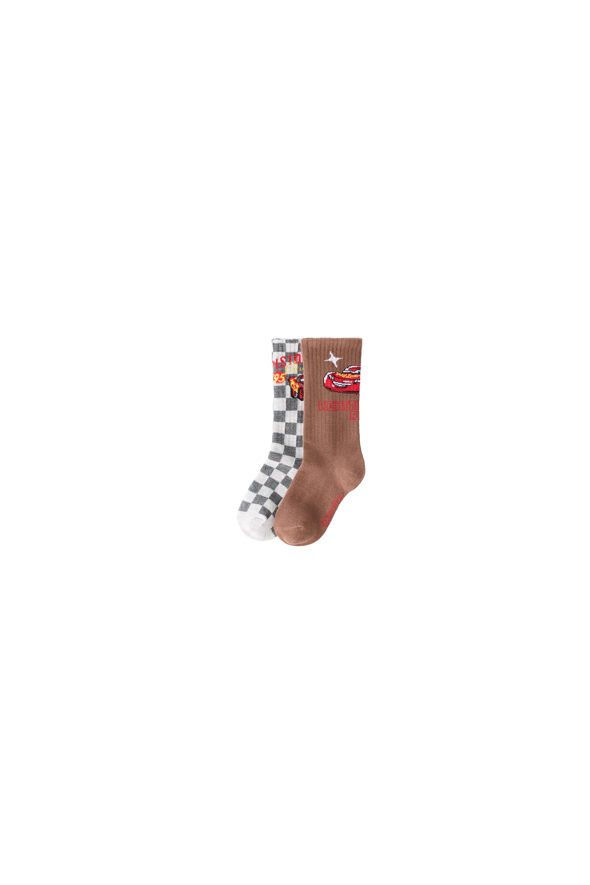 Носки до середины икры с Lightning McQueen © DISNEY/PIXAR, набор из 2 пар — ZARA