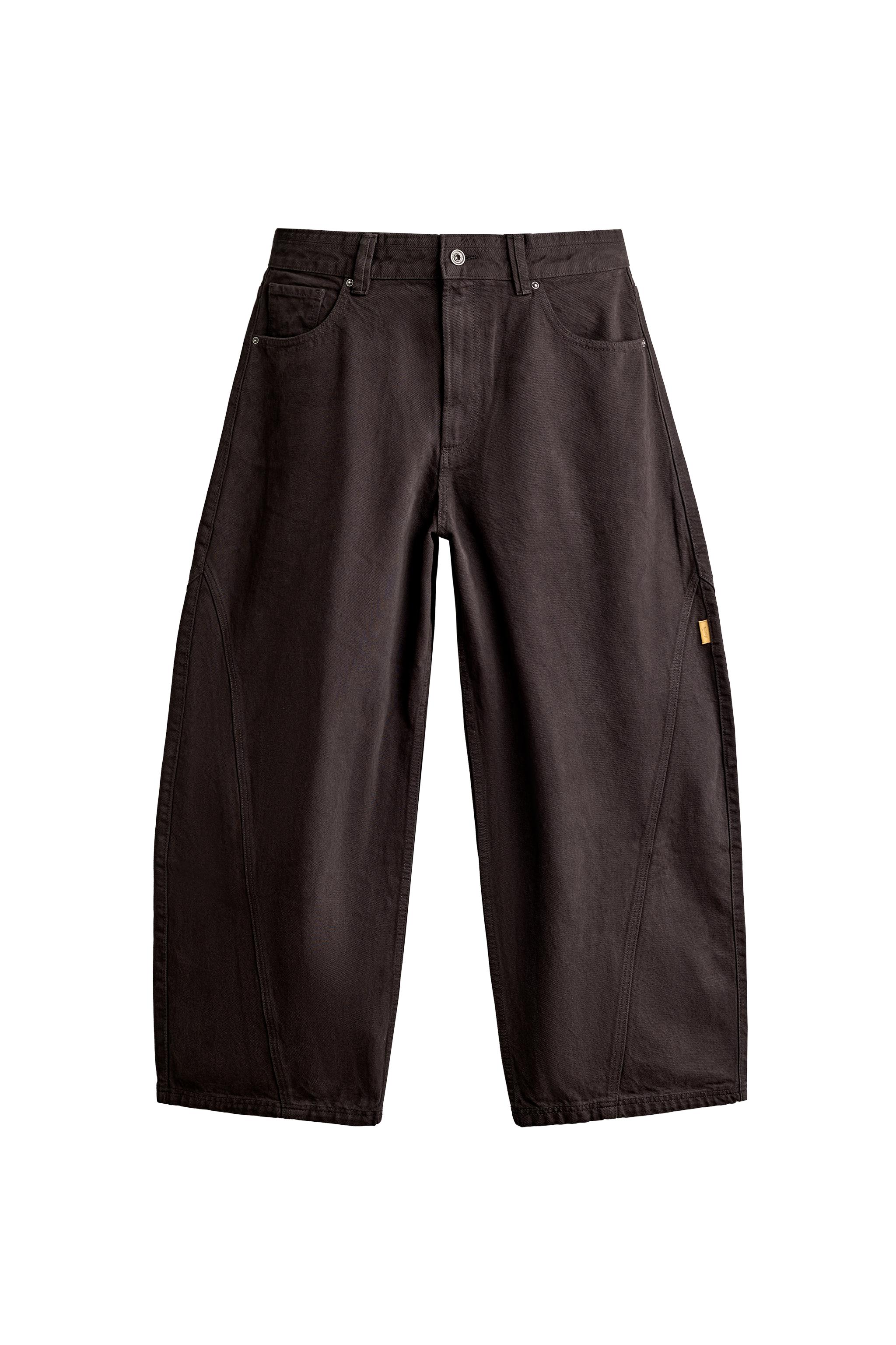 BALLOON FIT SEWN TROUSERS — ZARA