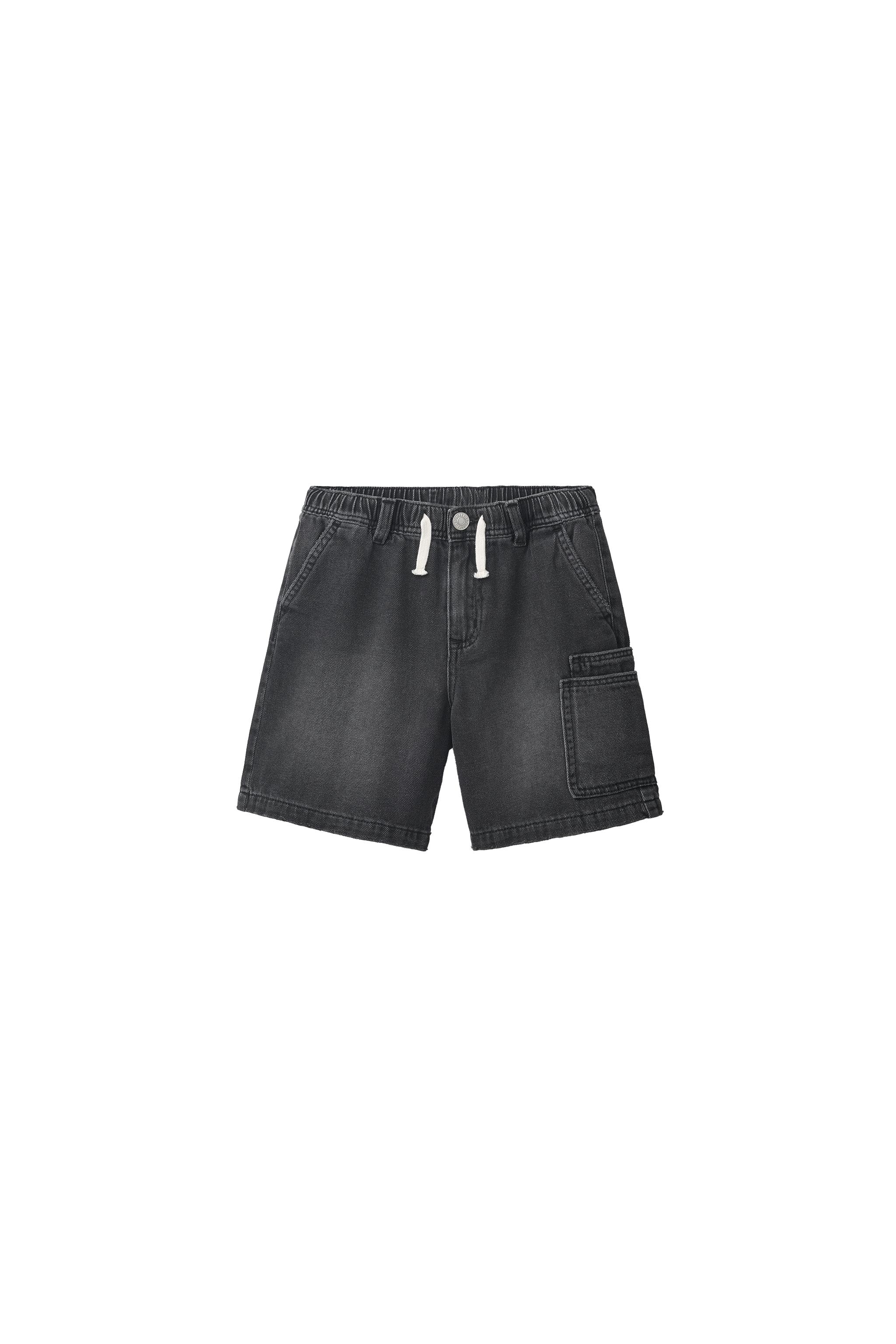 Бермуды из денима свободного кроя — ZARA