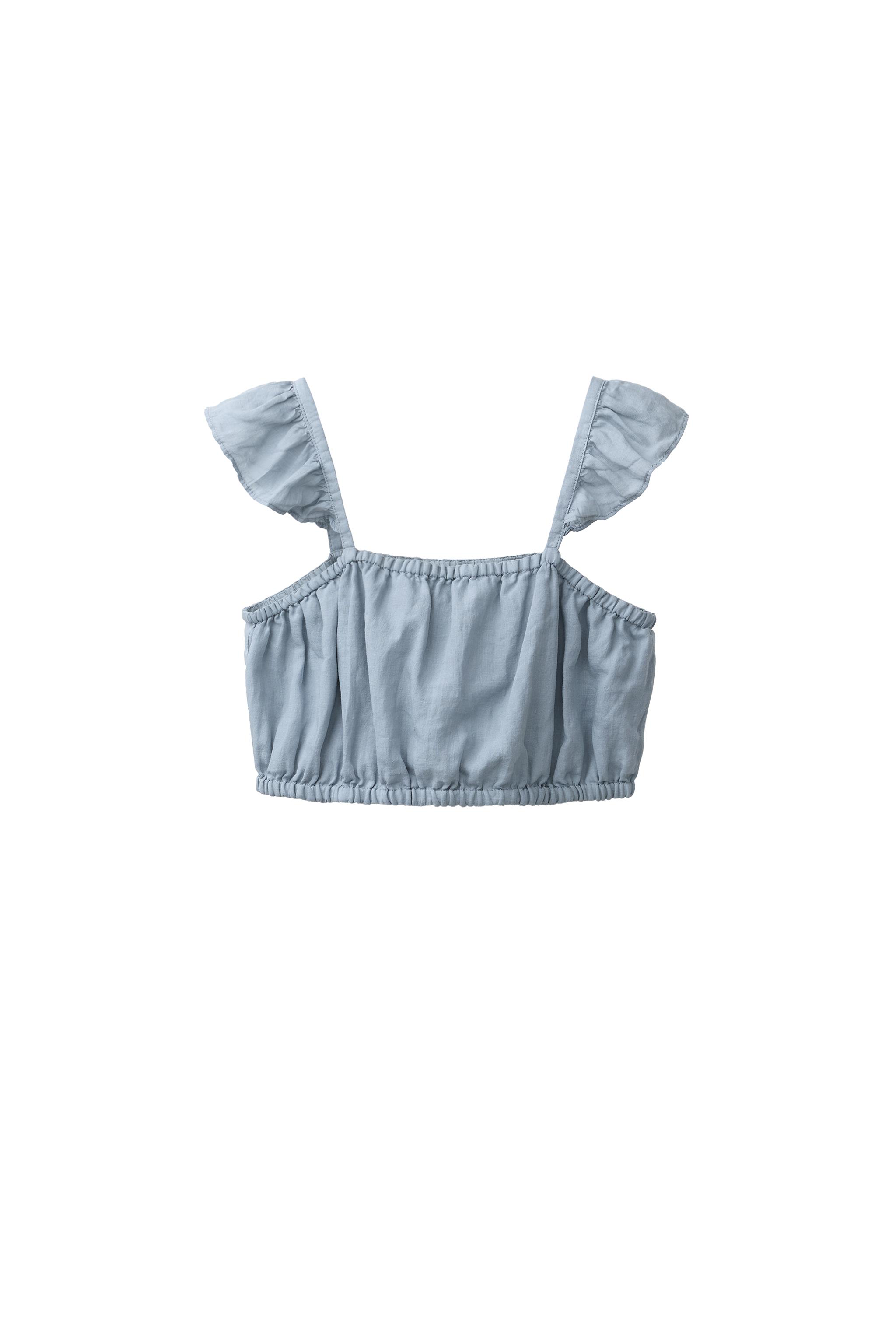 Укороченный топ из 100% рами — ZARA