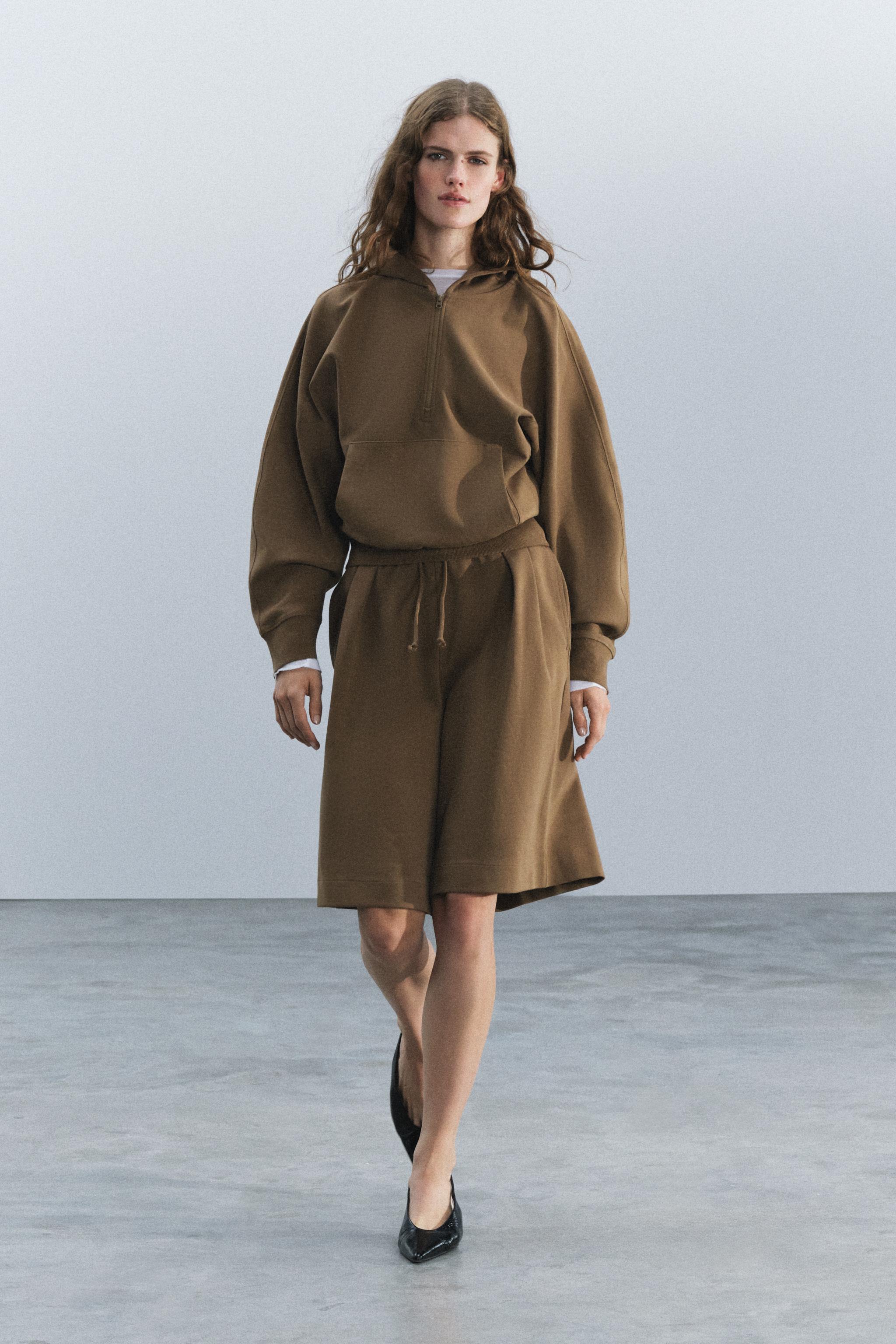 Бермуды в складку — ZARA