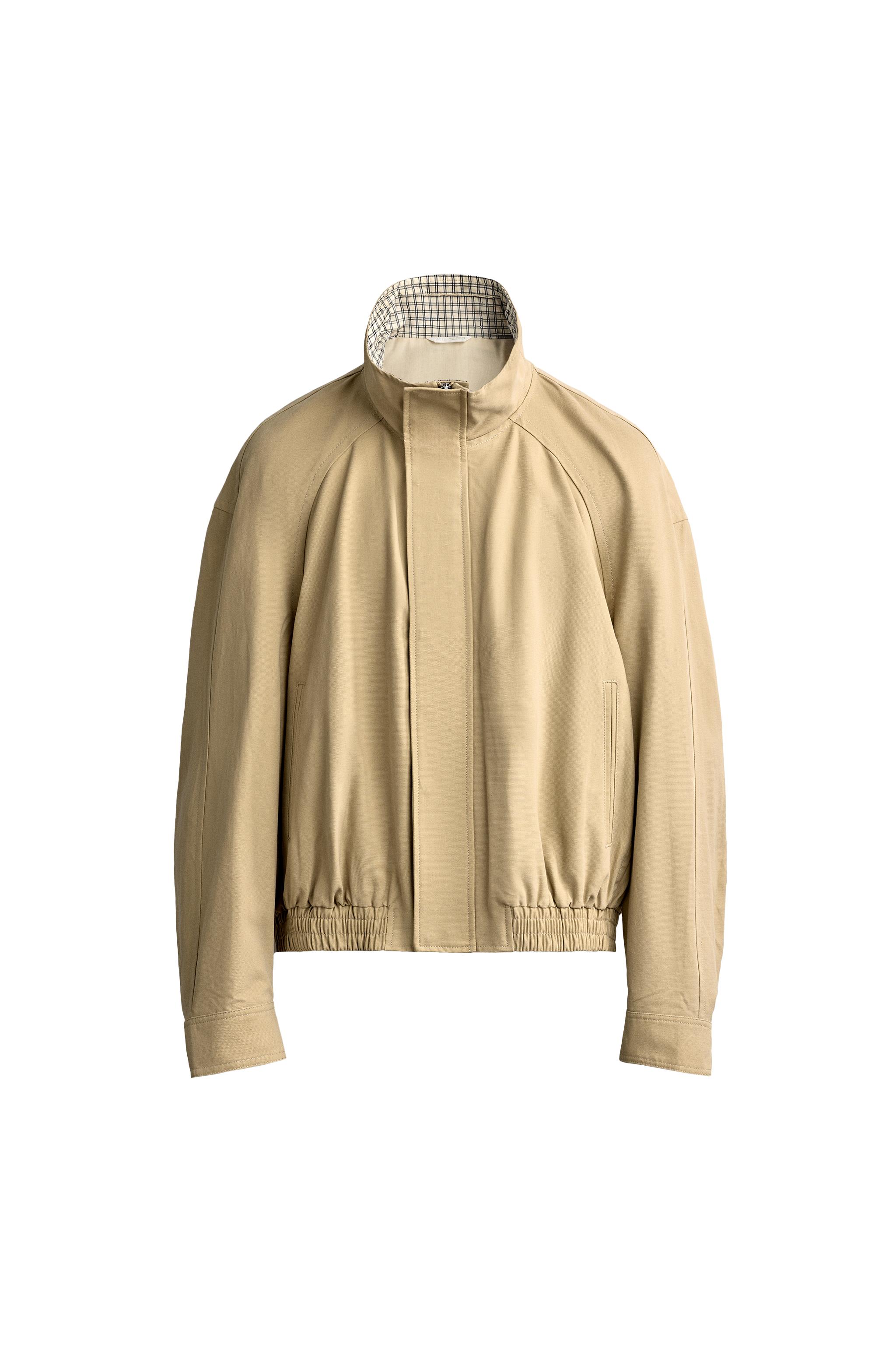 Куртка оверсайз из парусины — ZARA
