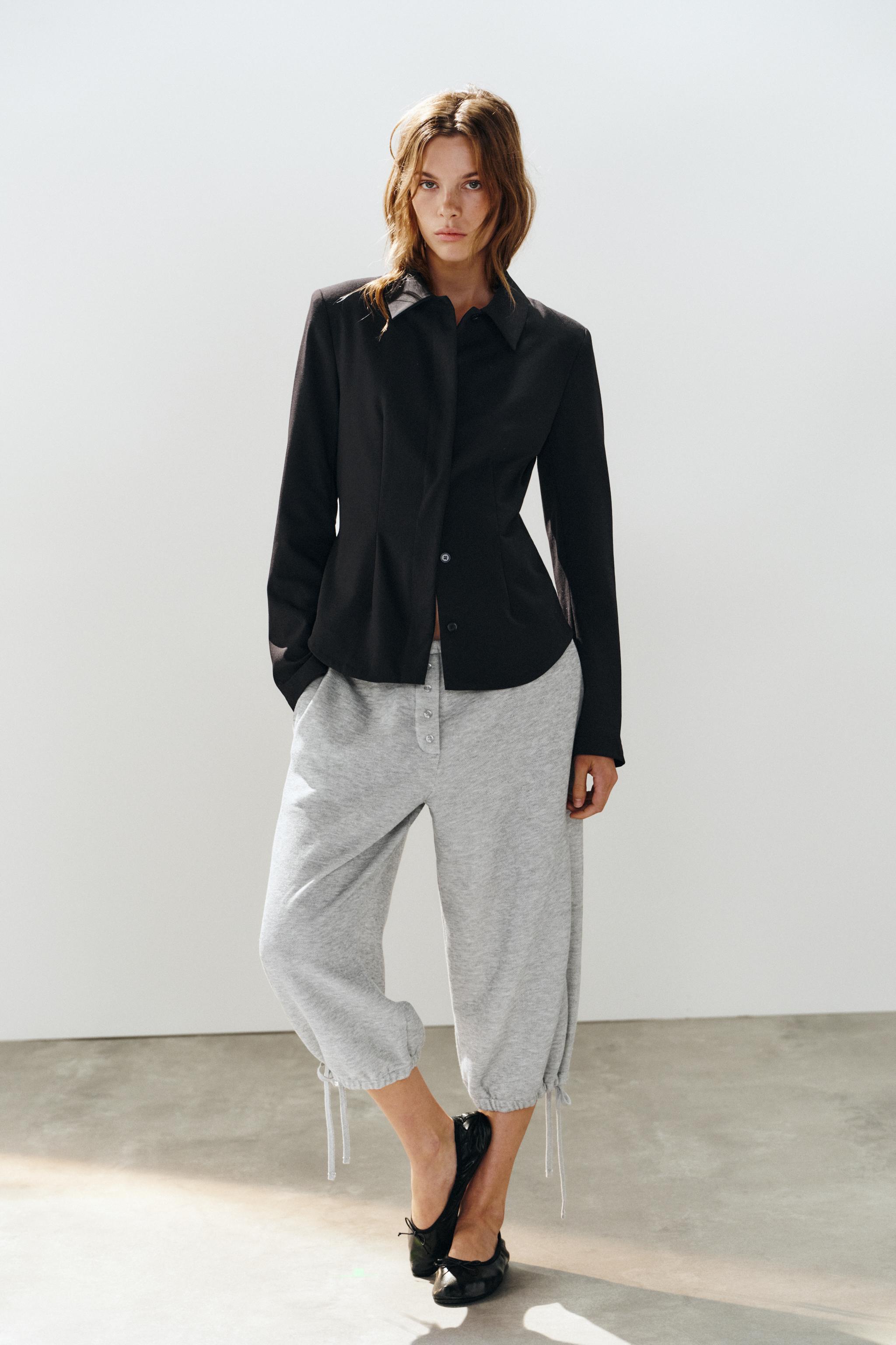 TAILORED BLAZER WITH SHOULDER PADS — ZARA