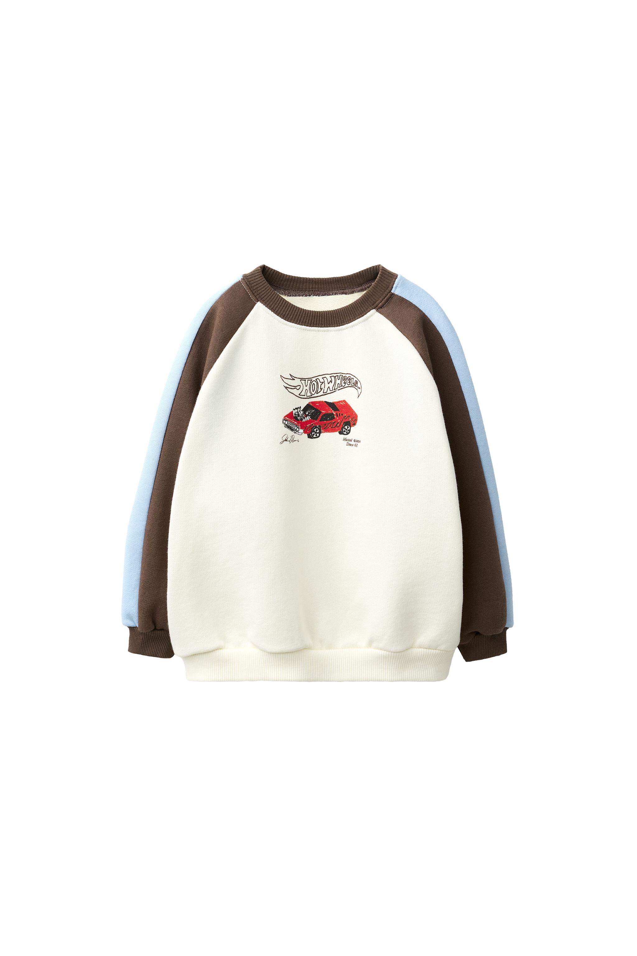 Свитшот с принтом Hot Wheels Mattel © — ZARA