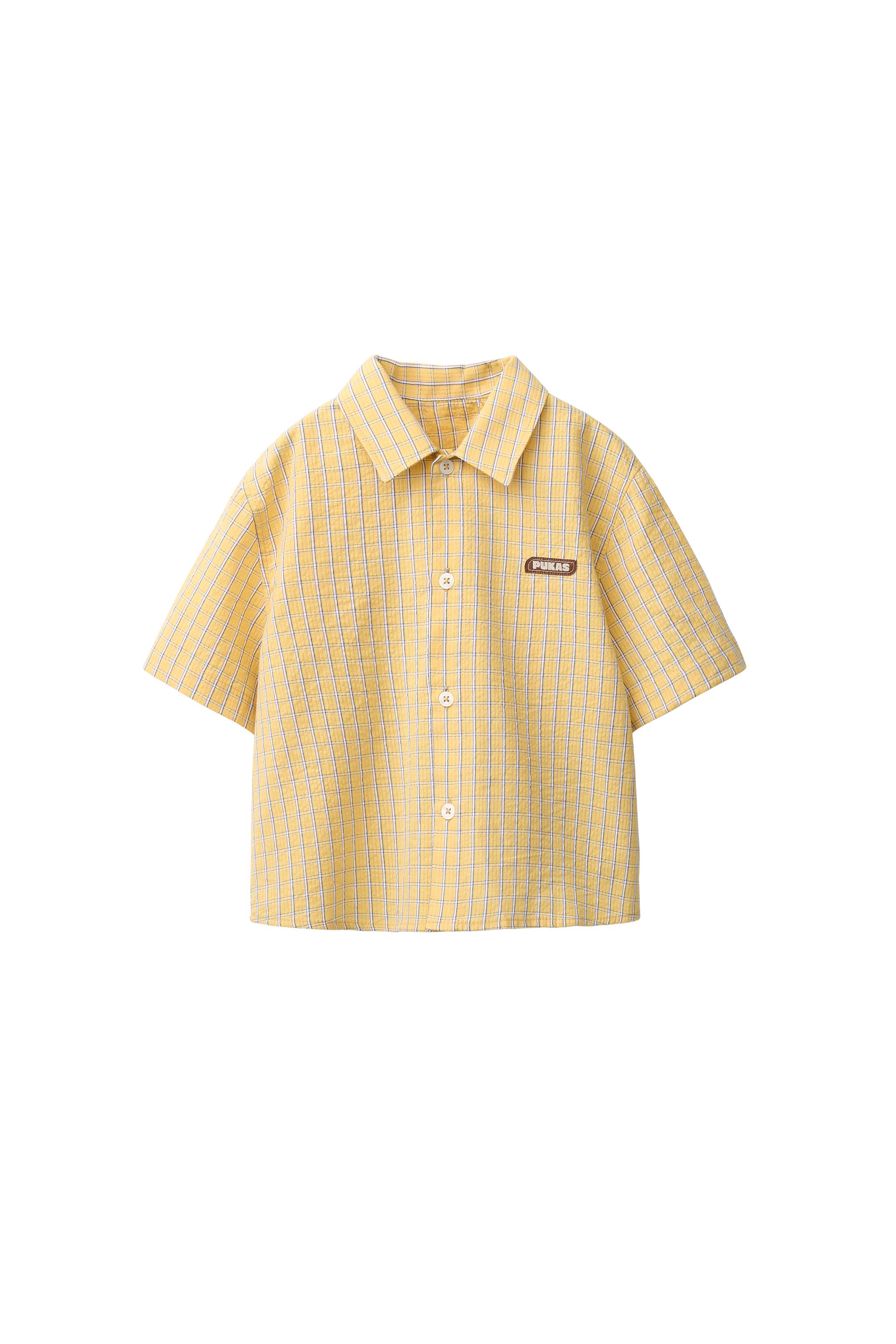 РУБАШКА В КЛЕТКУ PUKAS SURF — ZARA