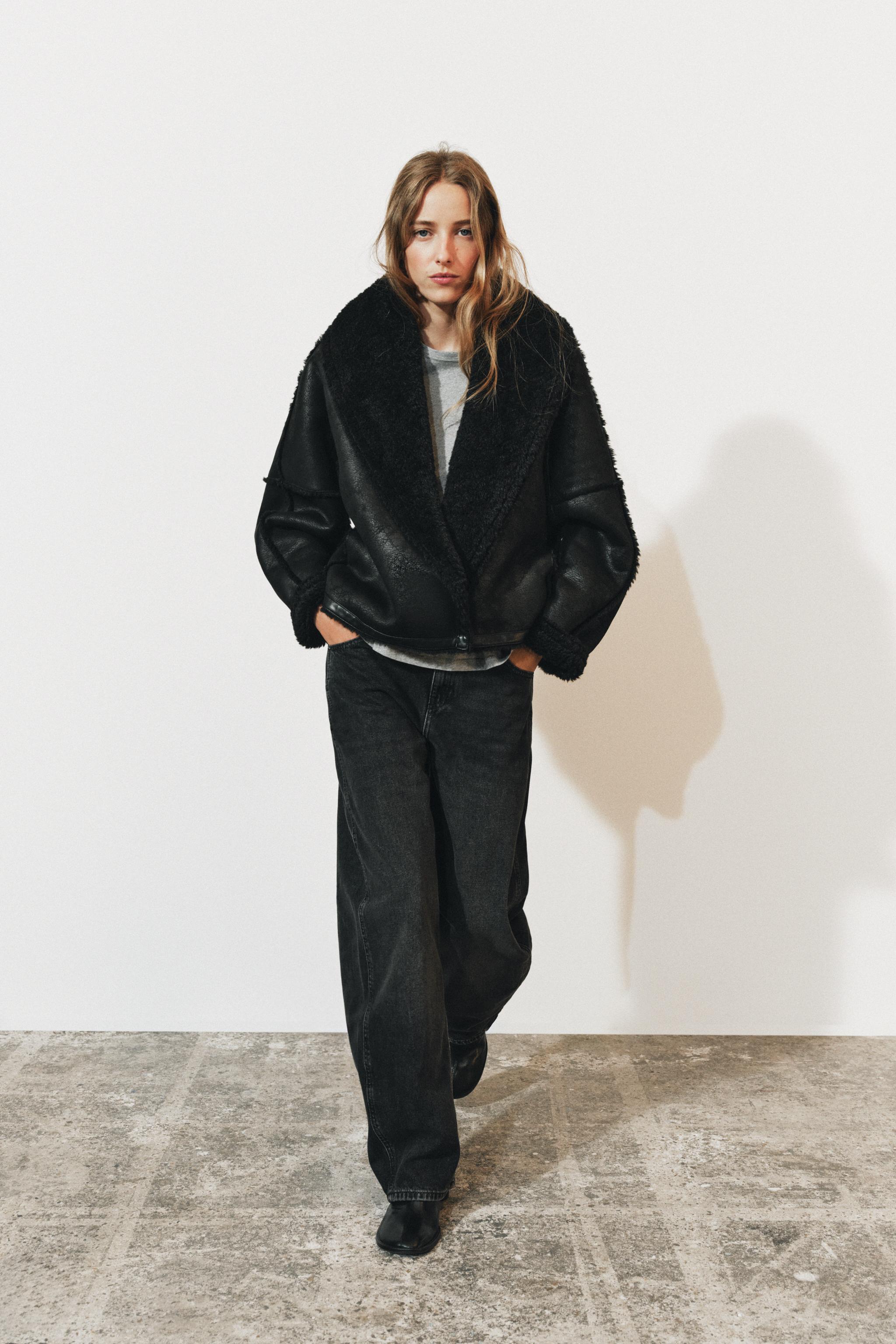 КУРТКА ИЗ ИСКУССТВЕННОГО МЕХА — ZW COLLECTION — ZARA
