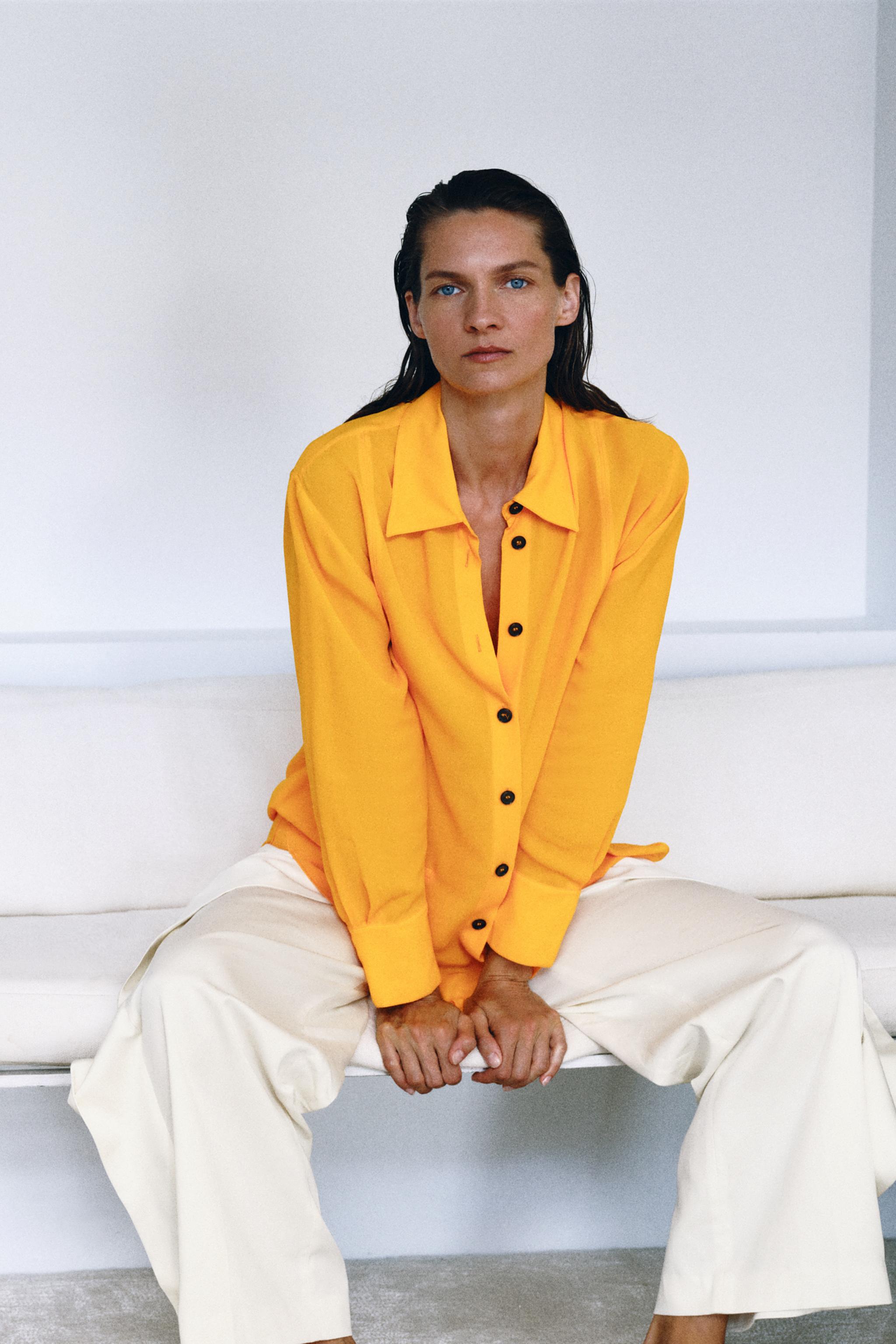 СТРУЯЩАЯСЯ РУБАШКА ZW COLLECTION — ZARA