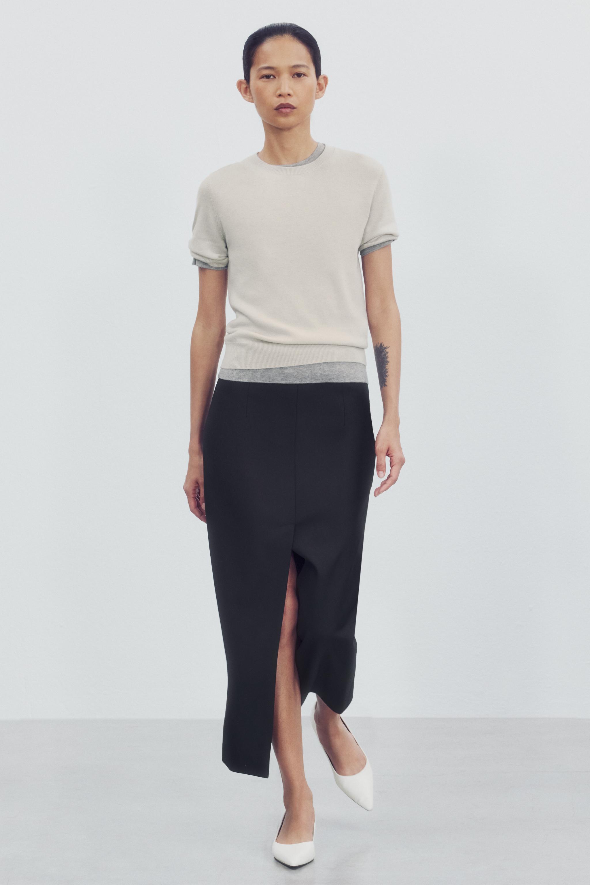 ПРЯМАЯ ЮБКА — ZW COLLECTION — ZARA
