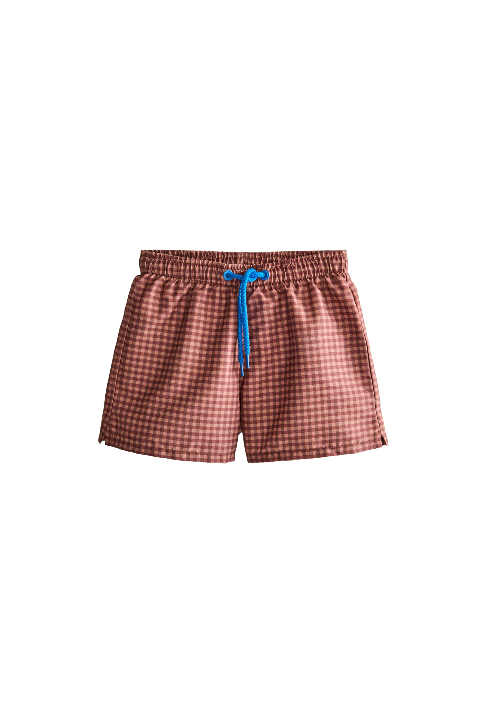 ДЕТСКИЕ ПЛЯЖНЫЕ ПЛАВКИ В КЛЕТКУ — ZARA