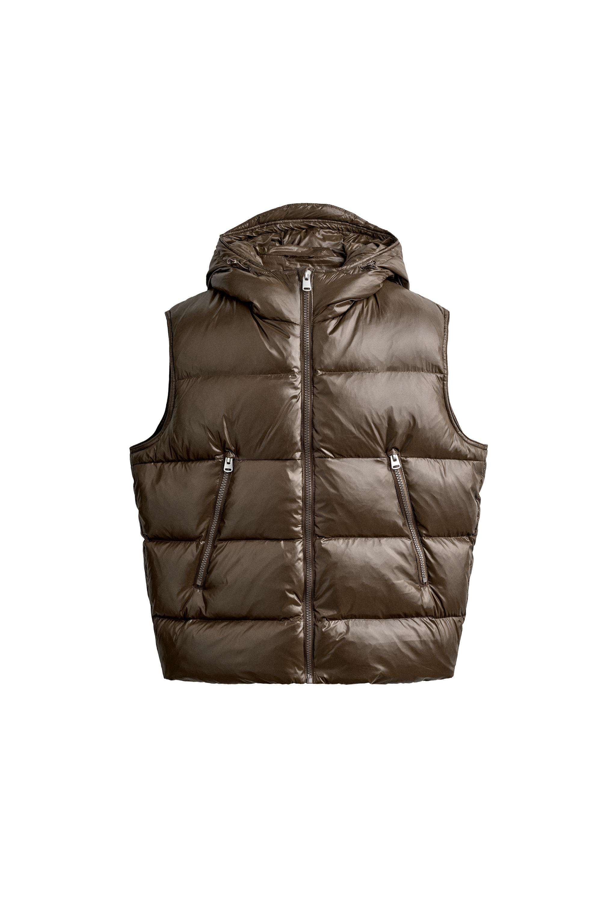 ЖИЛЕТ С ПУХОМ WATER REPELLENT — ZARA
