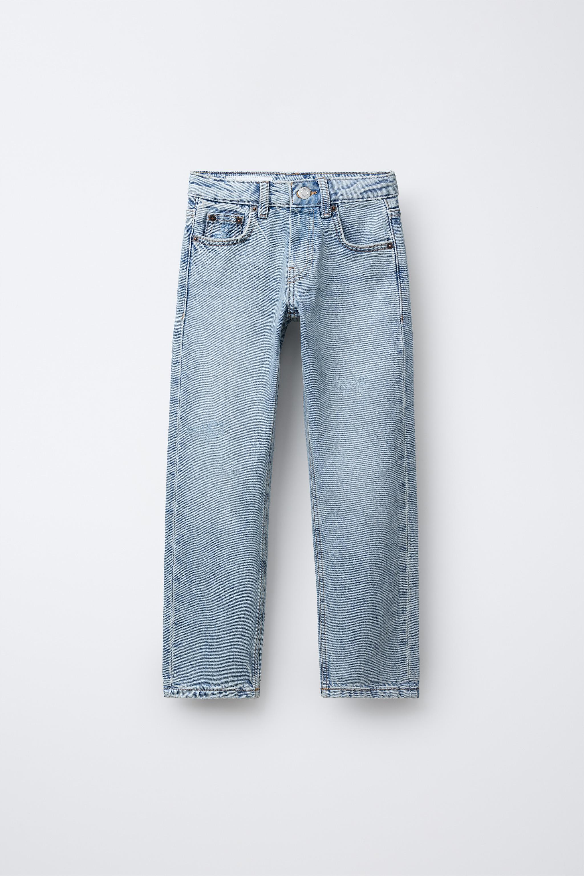 Джинсы с прямыми штанинами — ZARA