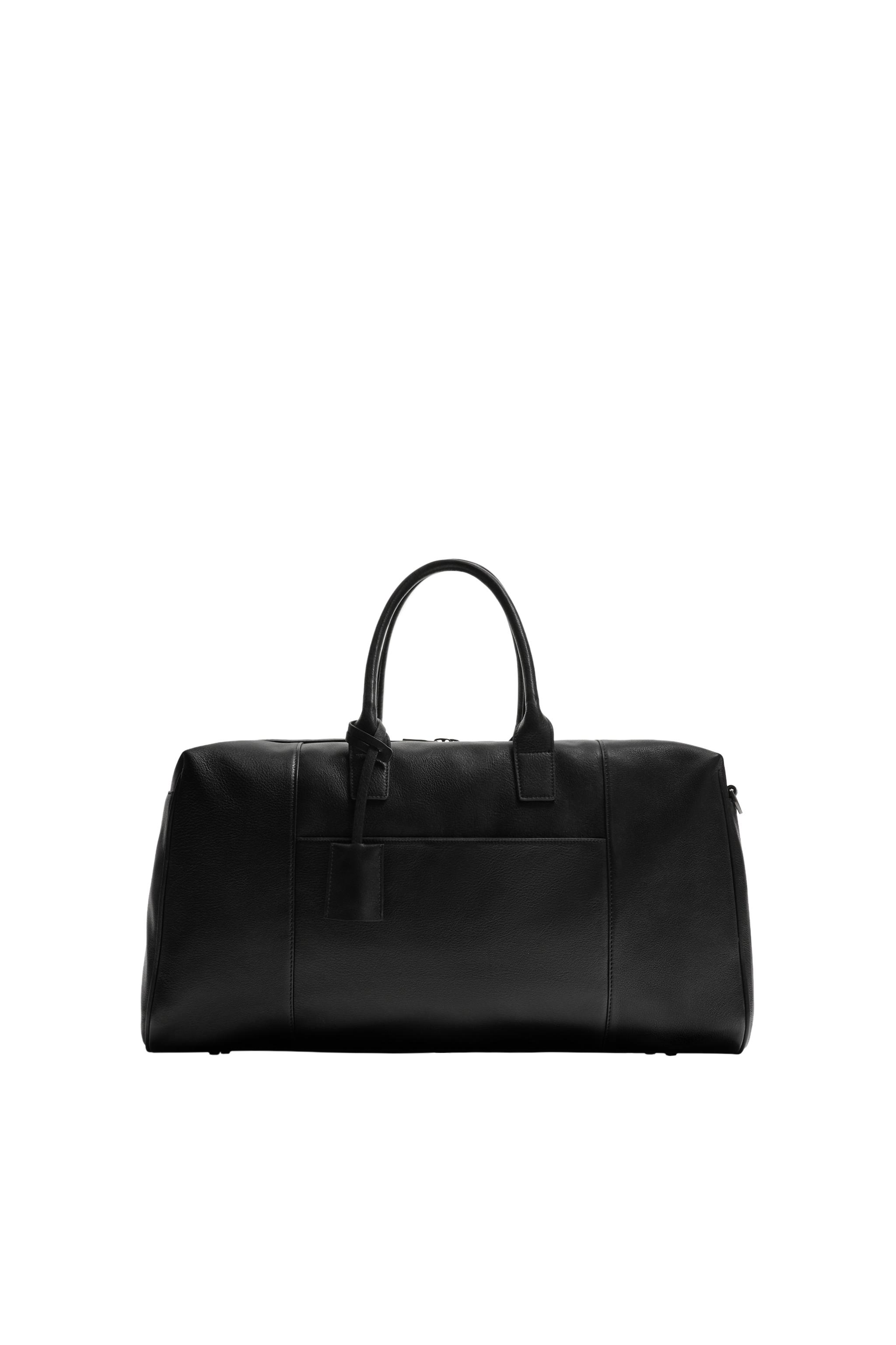Дорожная сумка из кожи — ZARA