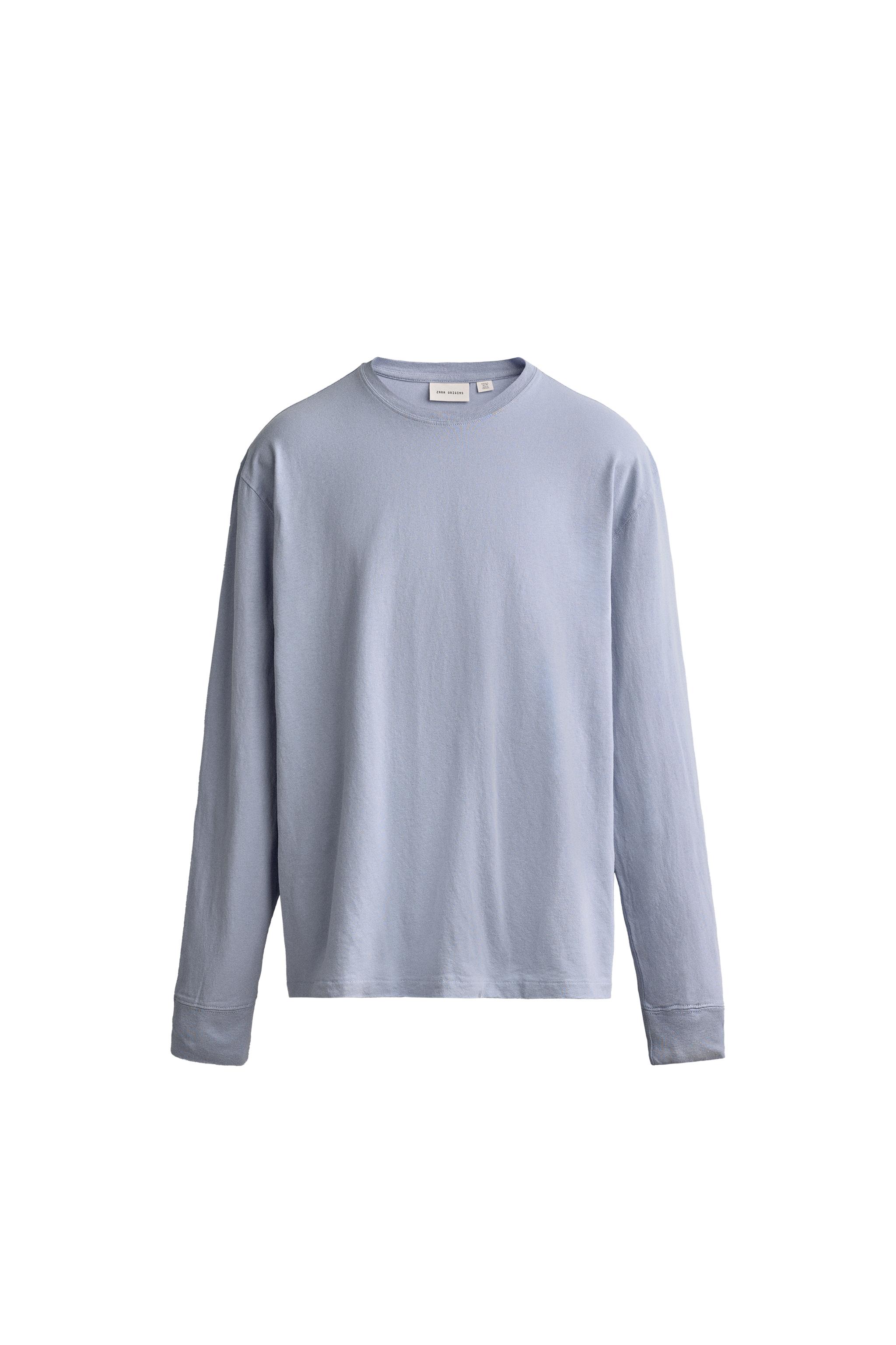 Лёгкая футболка с длинным рукавом — ZARA