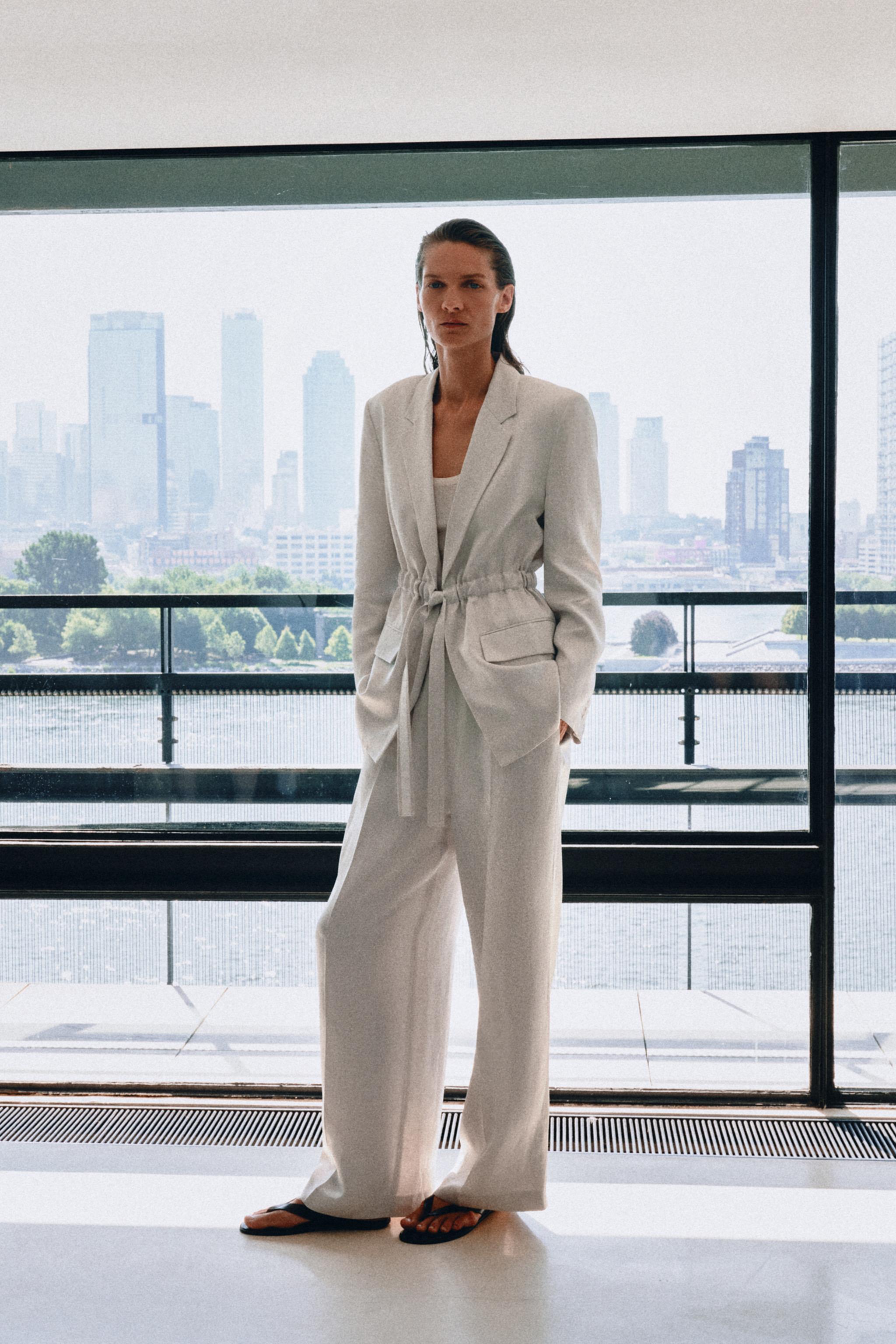 АТЛАСНЫЙ БЛЕЙЗЕР — ZW COLLECTION — ZARA