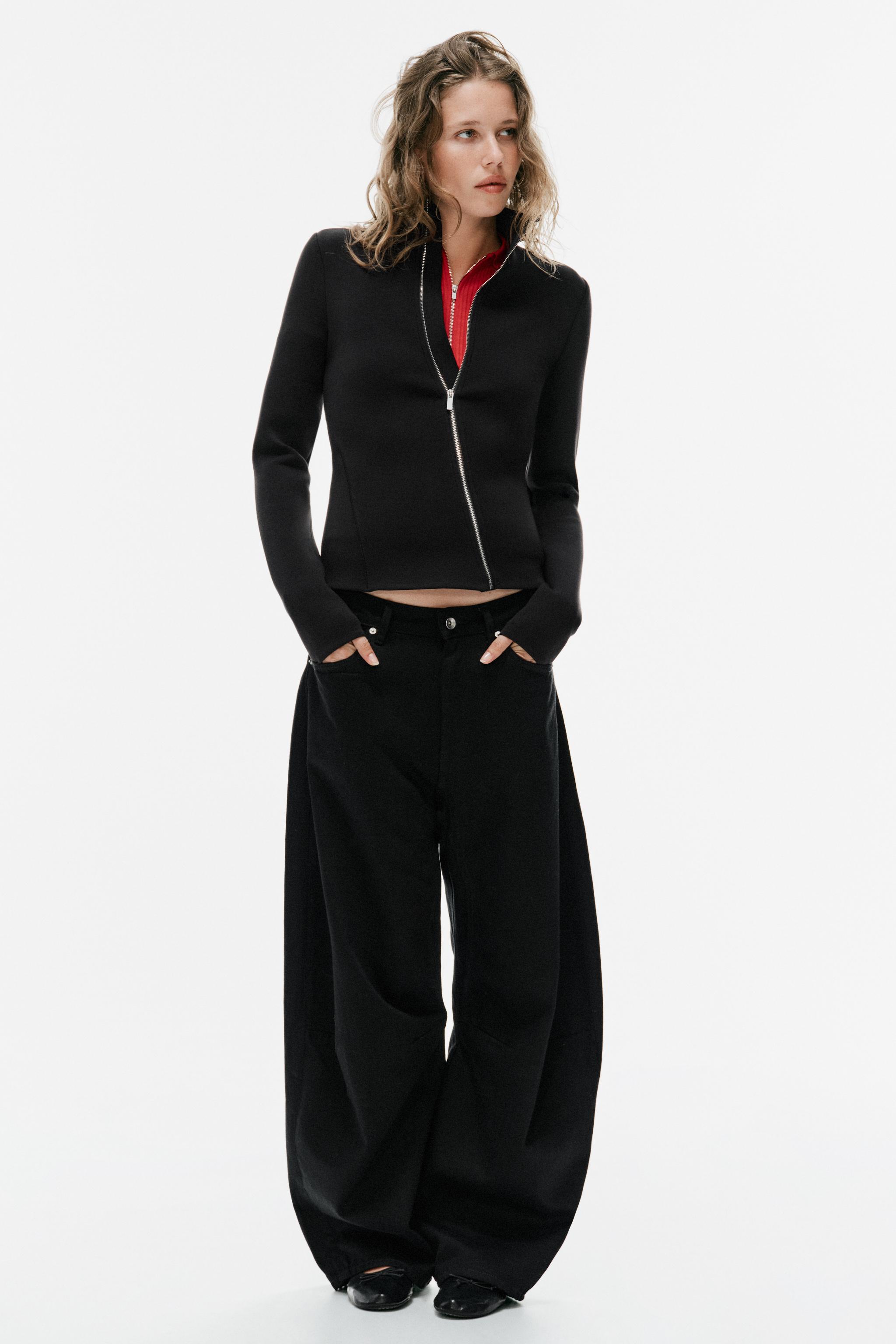 Куртка с металлической молнией — ZARA