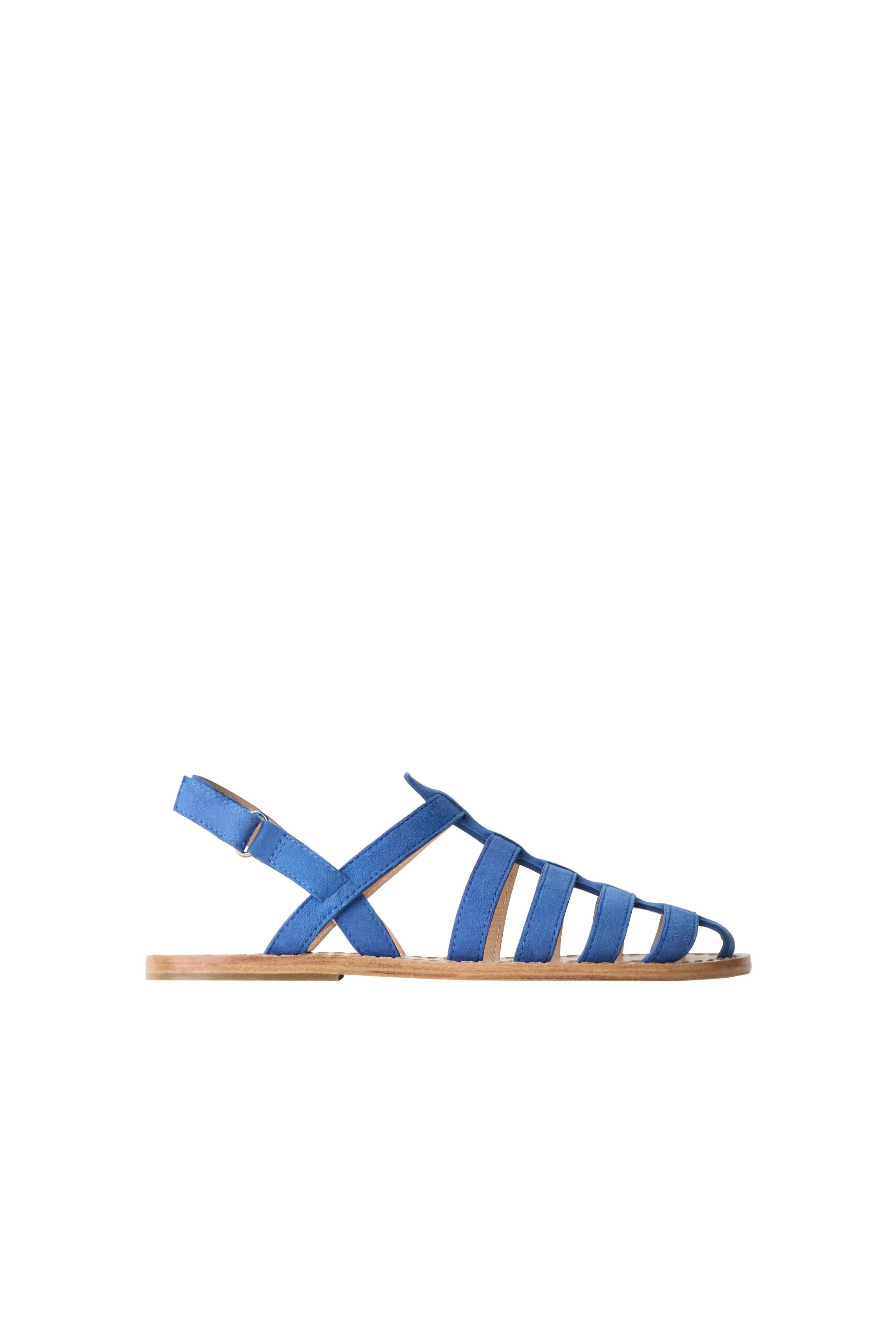 Сандалии из кожи с переплётами — ZARA
