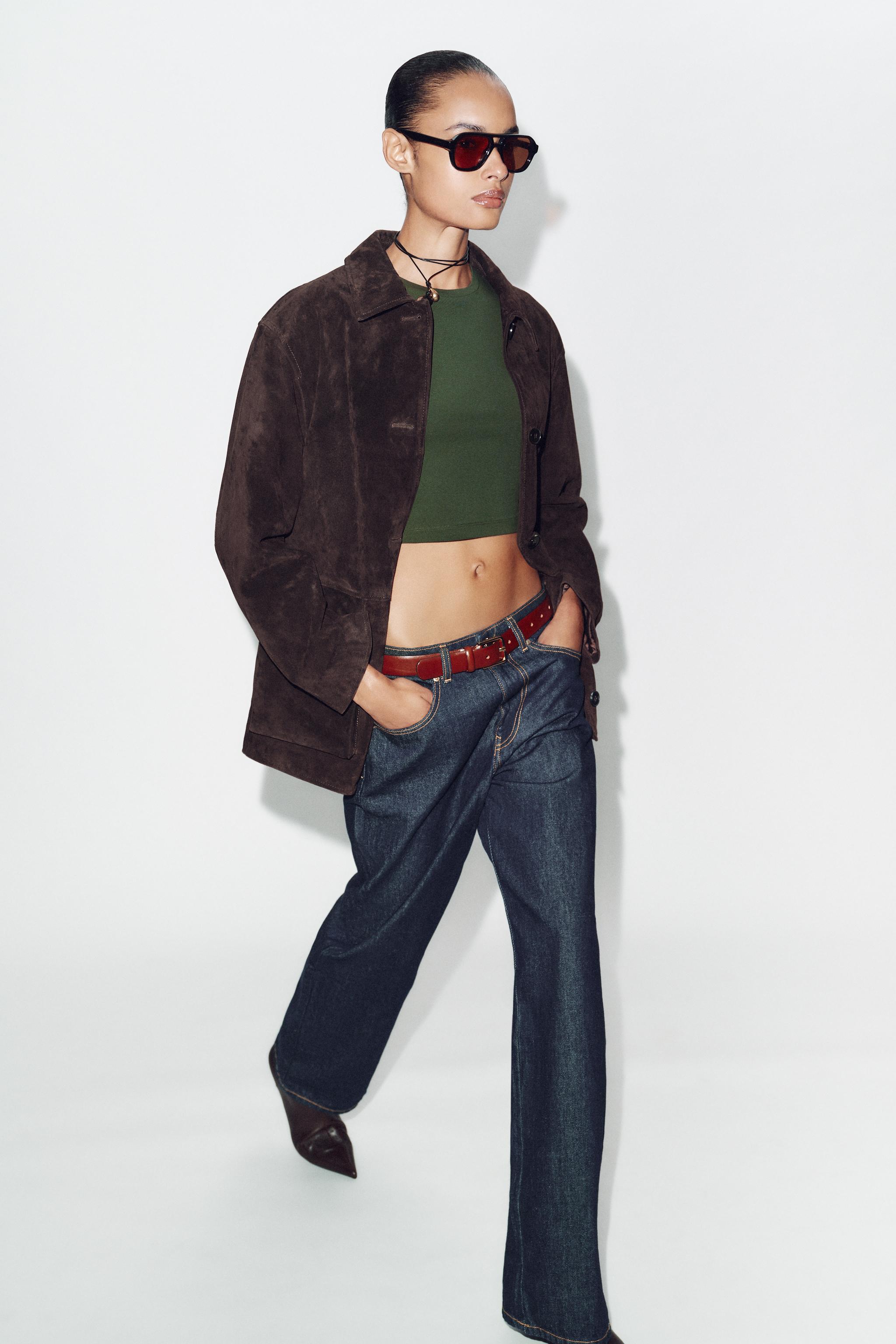 Укороченная футболка с коротким рукавом — ZARA