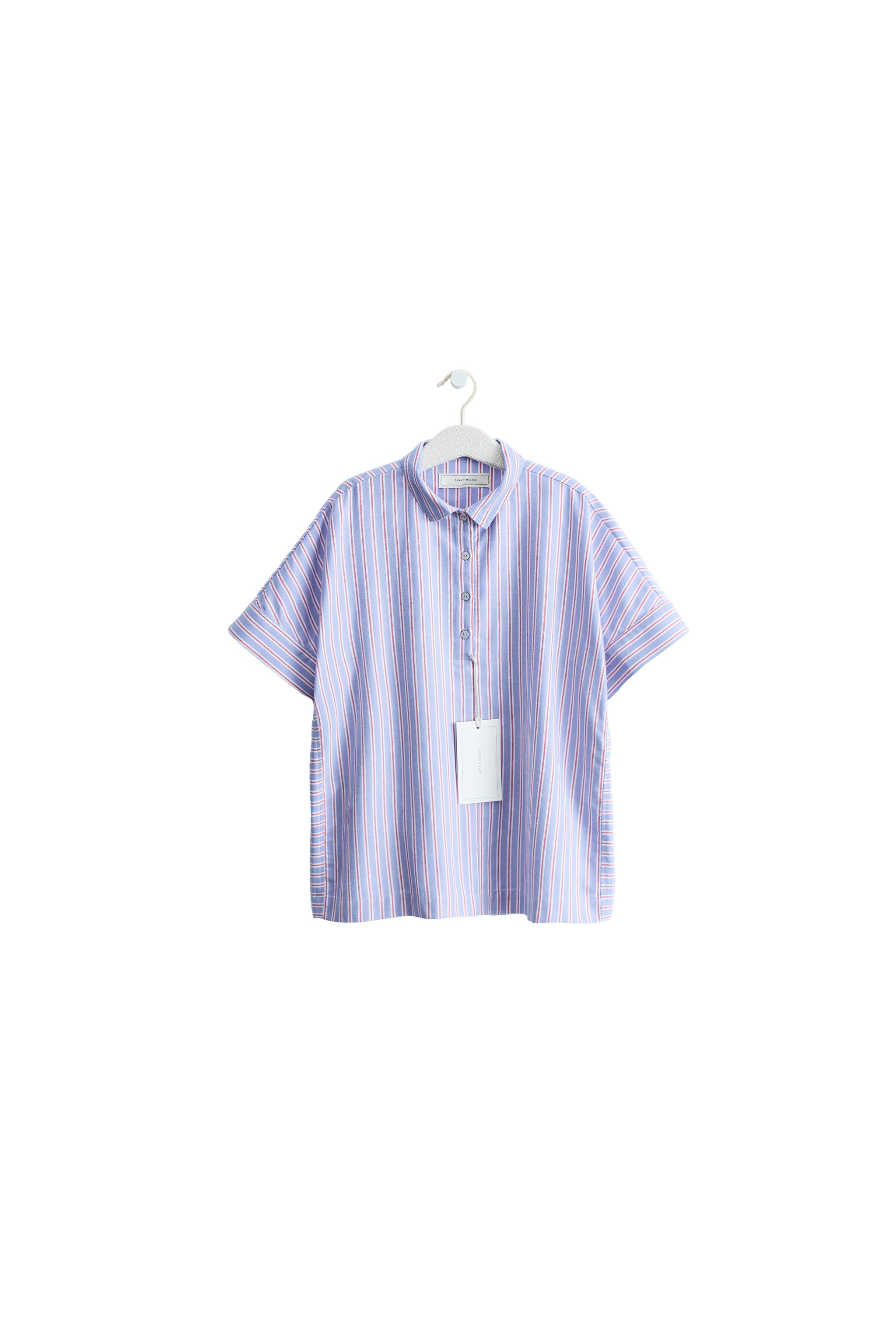 ZARA TIMELESS — ПЛАТЬЕ-РУБАШКА В ПОЛОСКУ — ZARA