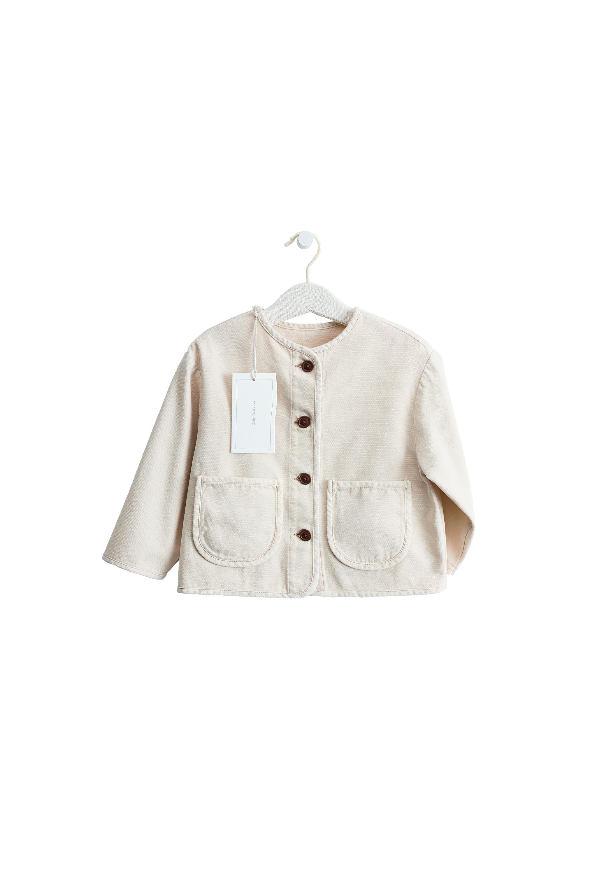 ZARA TIMELESS — ОДНОТОННАЯ КУРТКА ИЗ ХОЛСТА — ZARA