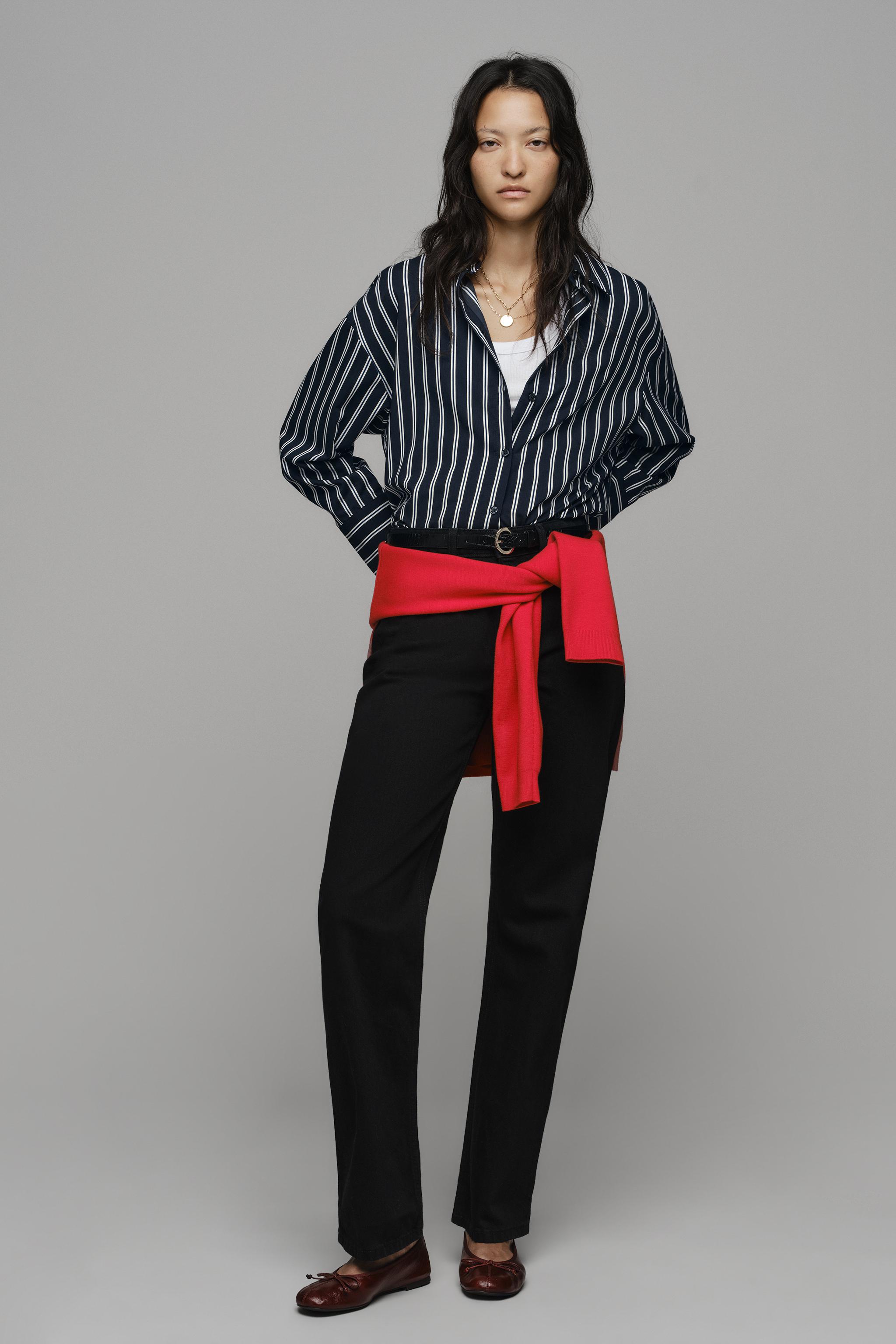 Рубашка в полоску — ZARA