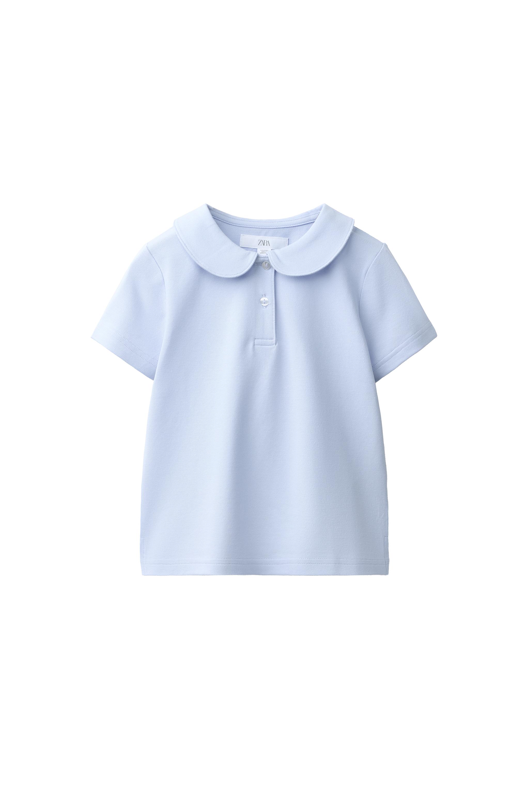 ПОЛО ПИКЕ С ВОРОТНИКОМ ПИТЕР ПЭН — ZARA