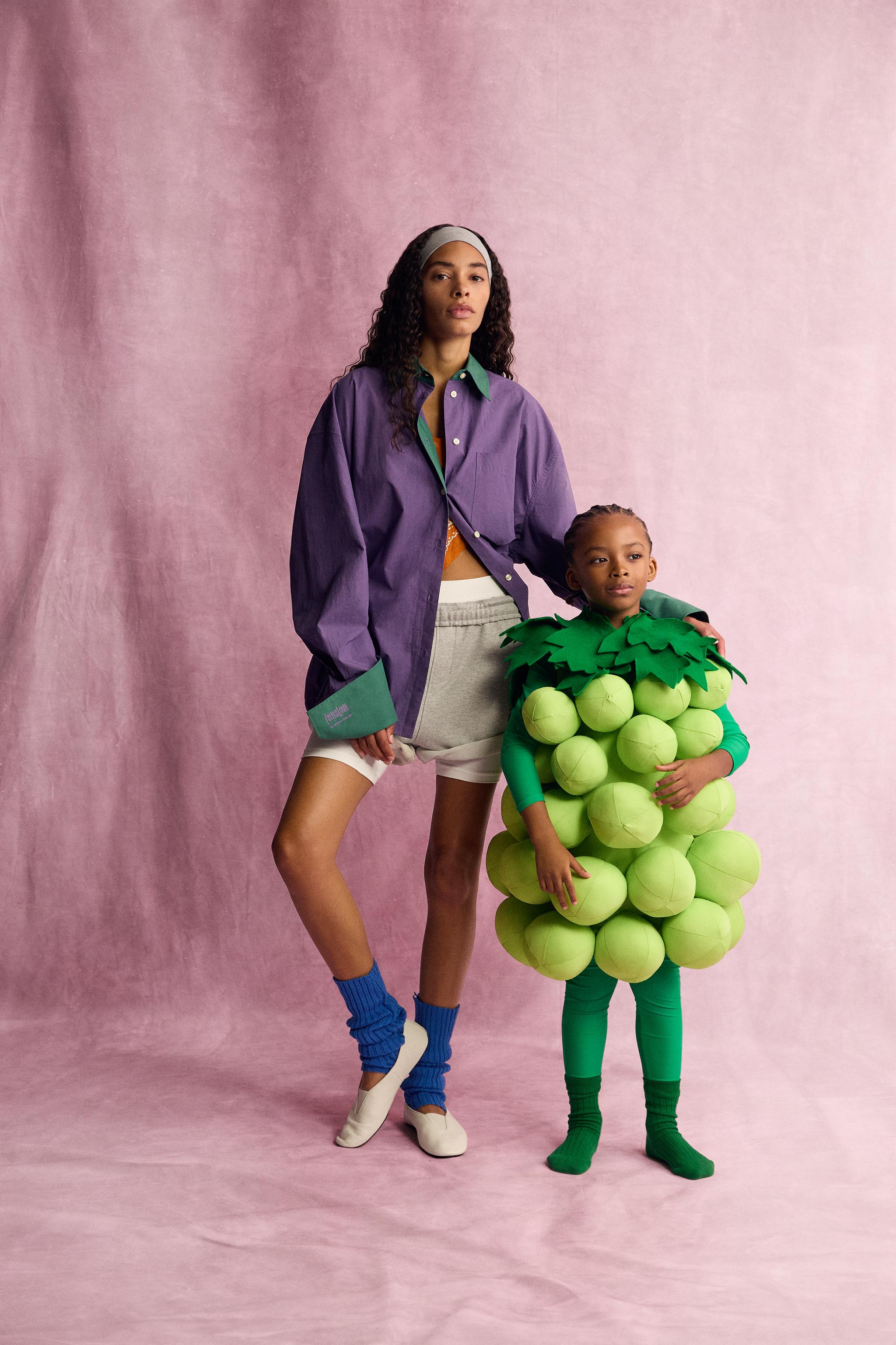 Рубашка с контрастными деталями FRUIT OF THE LOOM™ — ZARA