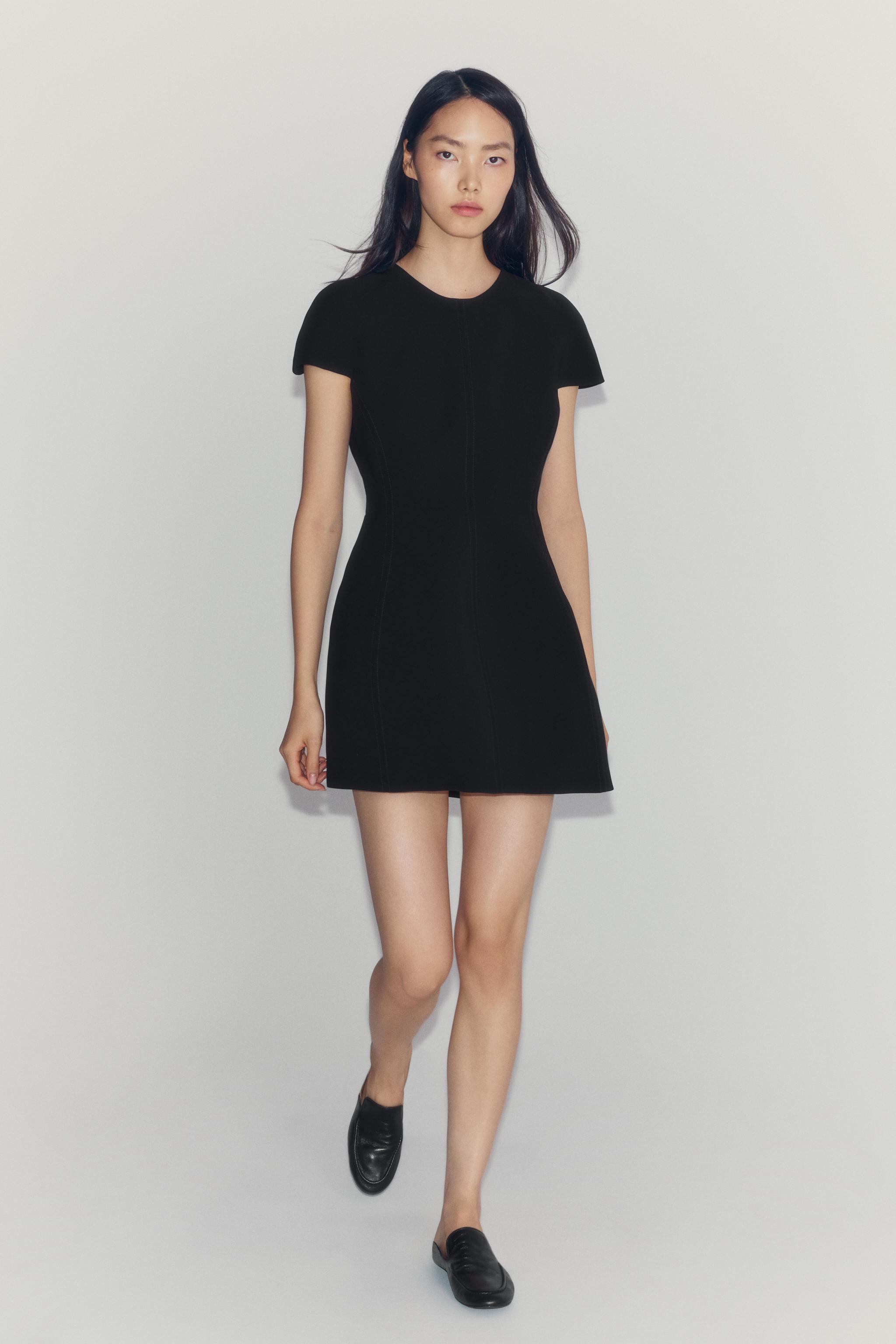 Платье мини ZW COLLECTION — ZARA
