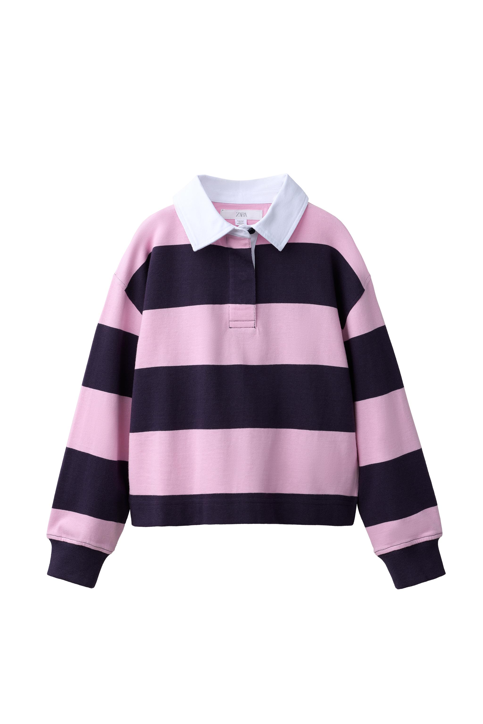 Плотная рубашка поло в полоску — ZARA