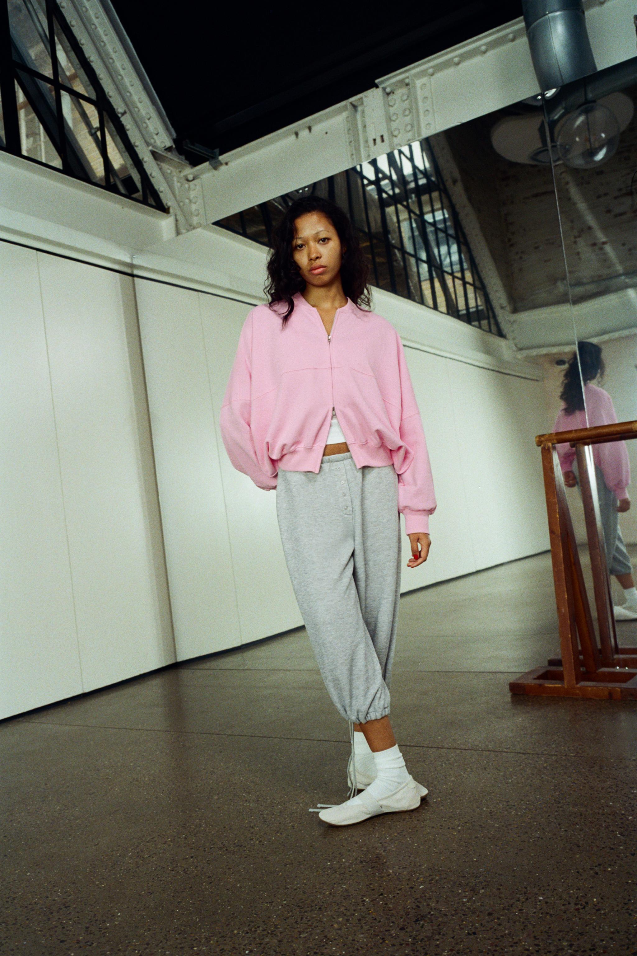 БРЮКИ КАПРИ СВЕХУ ИЗ ФУТЕРА — ZARA