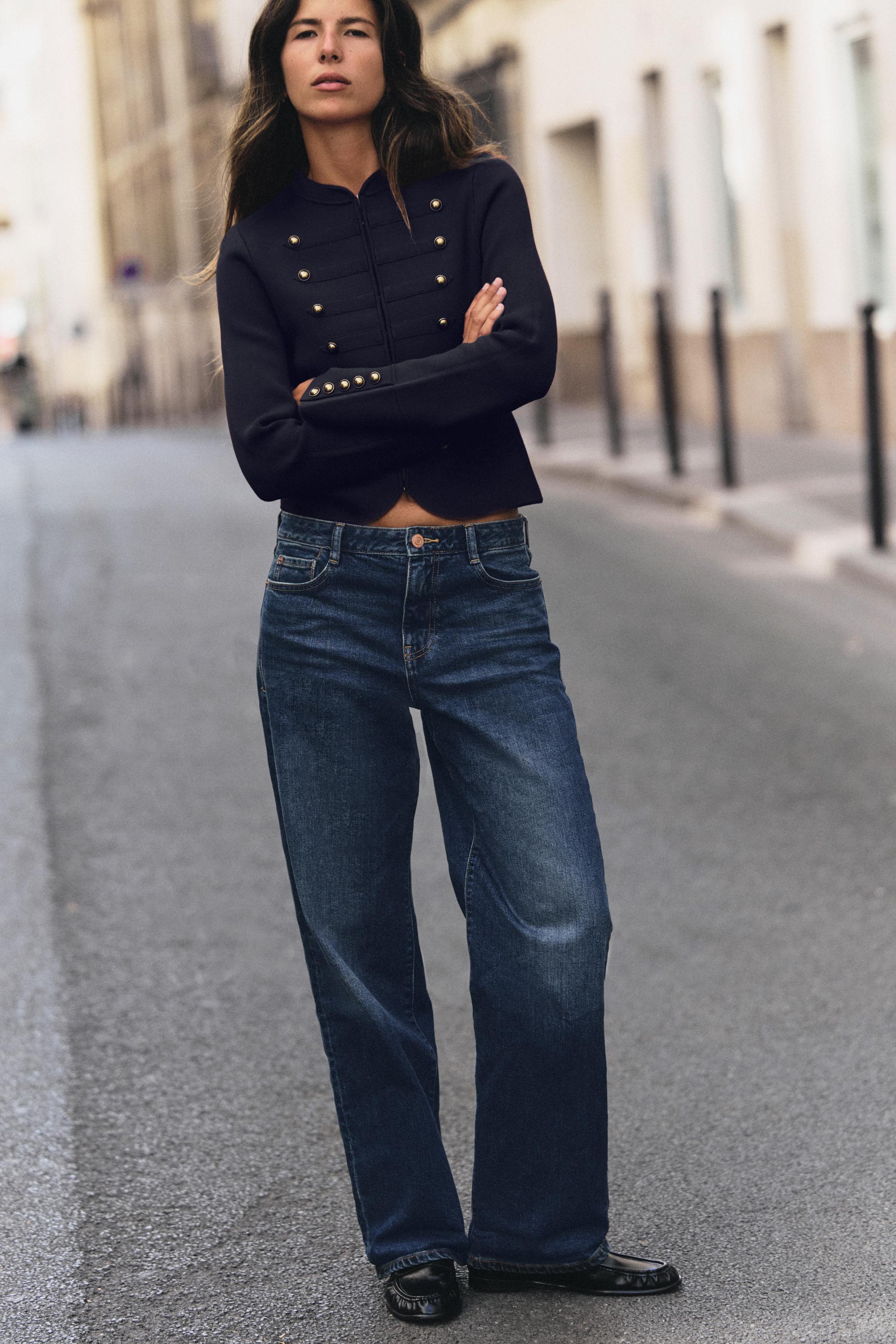 Вязаная куртка на пуговицах — ZARA