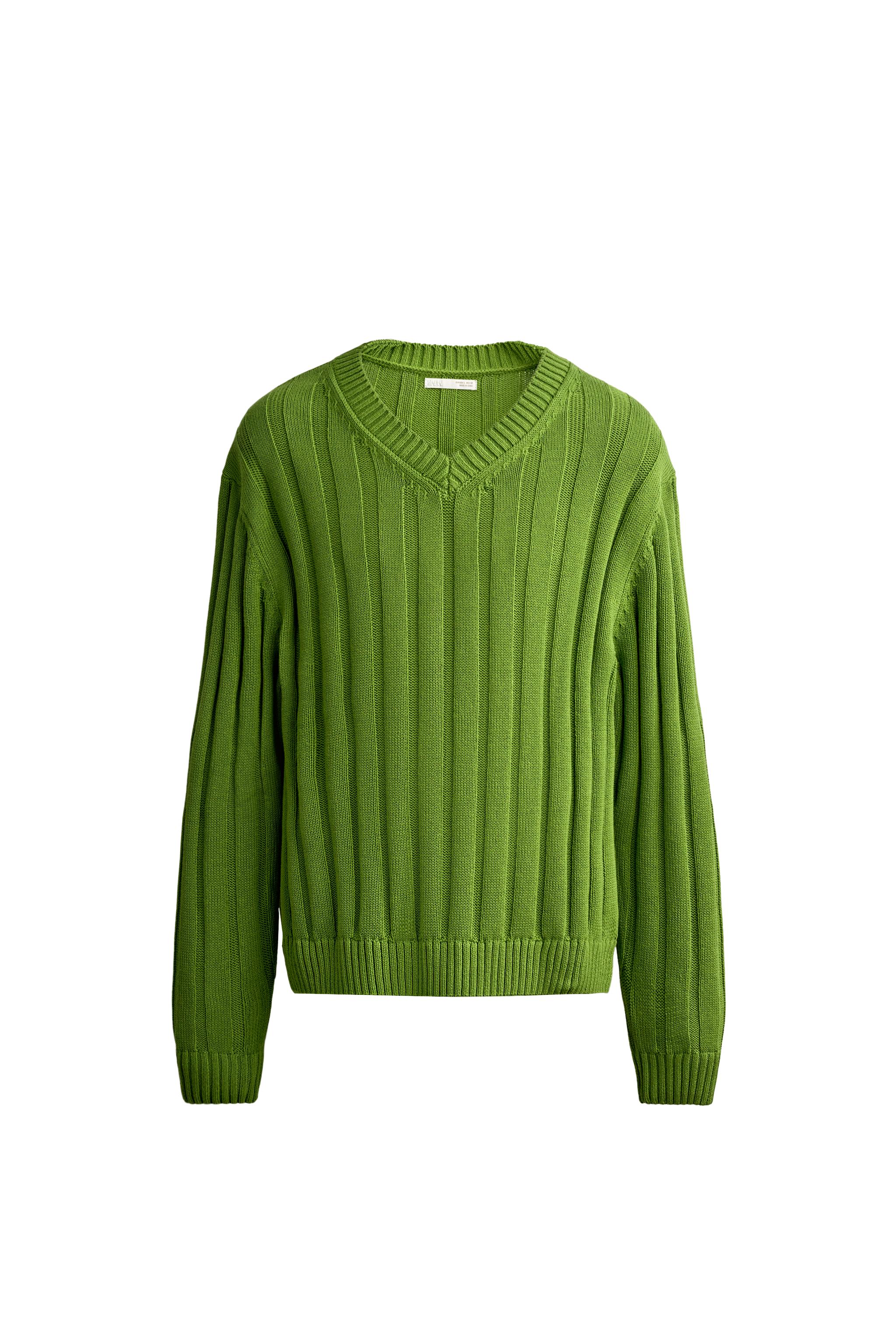Джемпер свободного кроя в рубчик — ZARA